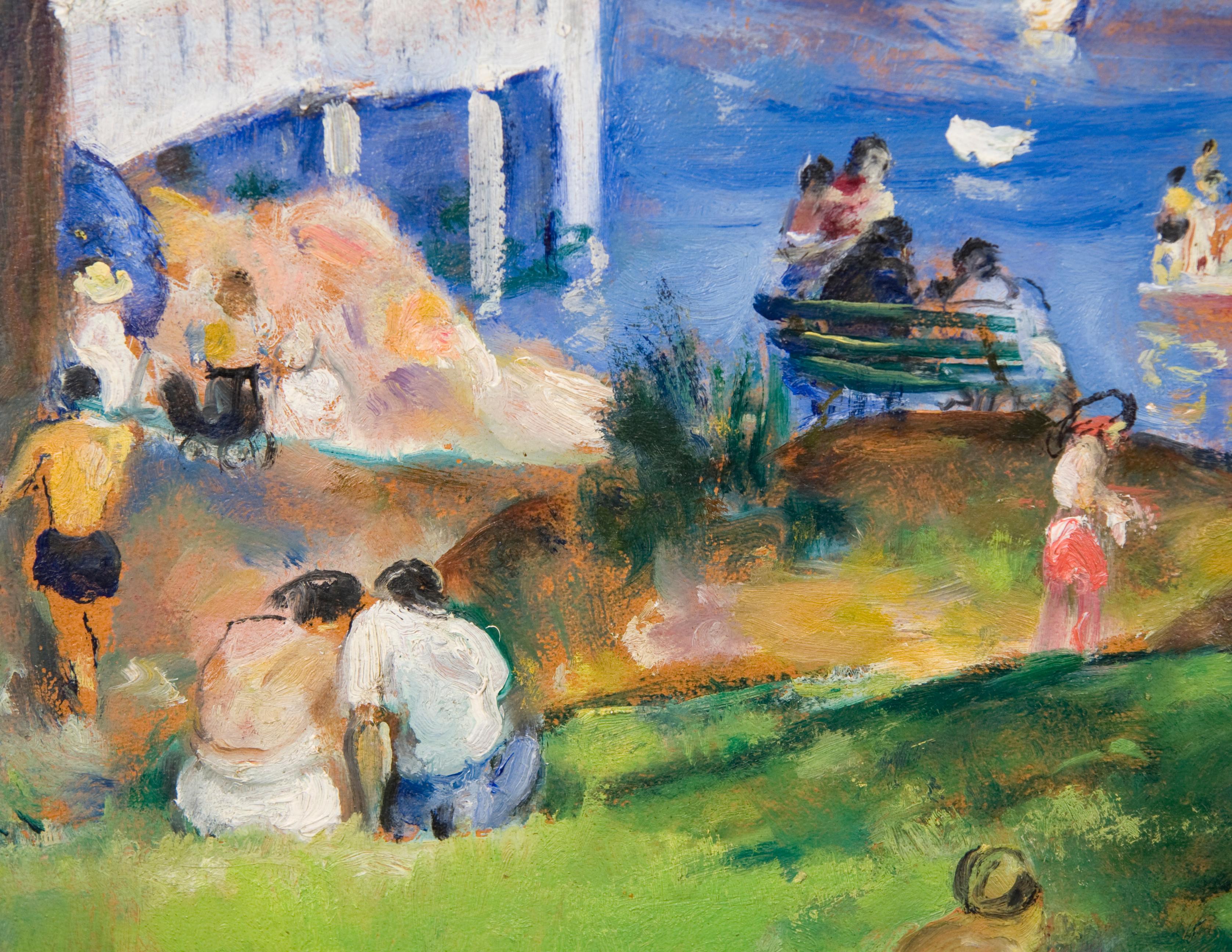 Tuck's Point, Massachusetts (Amerikanischer Impressionismus), Painting, von Martha Walter