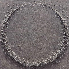 "Breaking Circle iv" Contemporary Mixed Media Abstract Painting