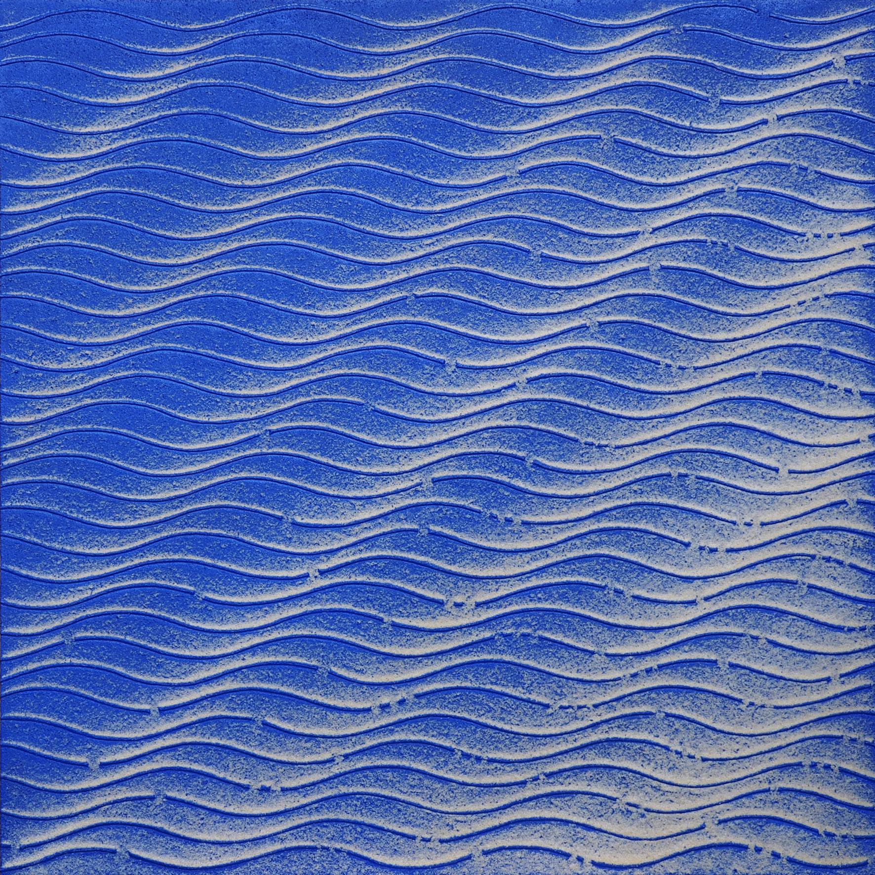 Martha Winter Abstract Painting - "Constantly" Contemporary Mixed Media Abstract Sand Painting
