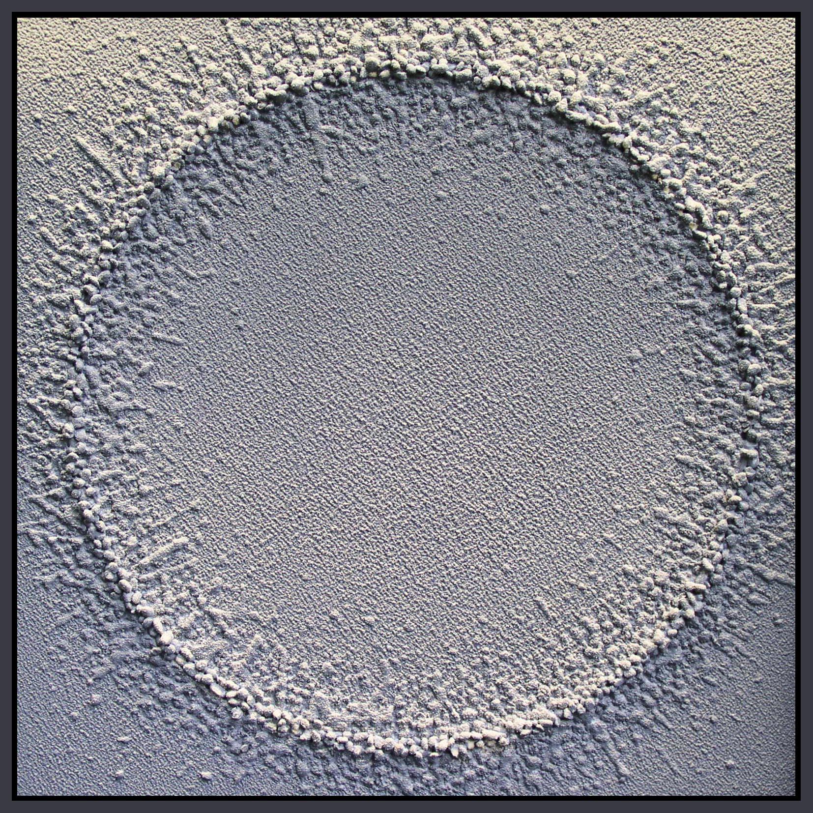 Martha Winter Abstract Painting - "Drift Circle i". Contemporary Mixed Media Painting
