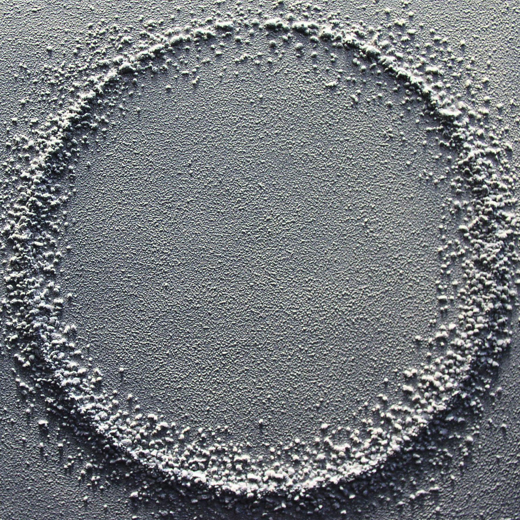 "Forming Sand Ring". Contemporary Mixed Media Painting - Mixed Media Art by Martha Winter