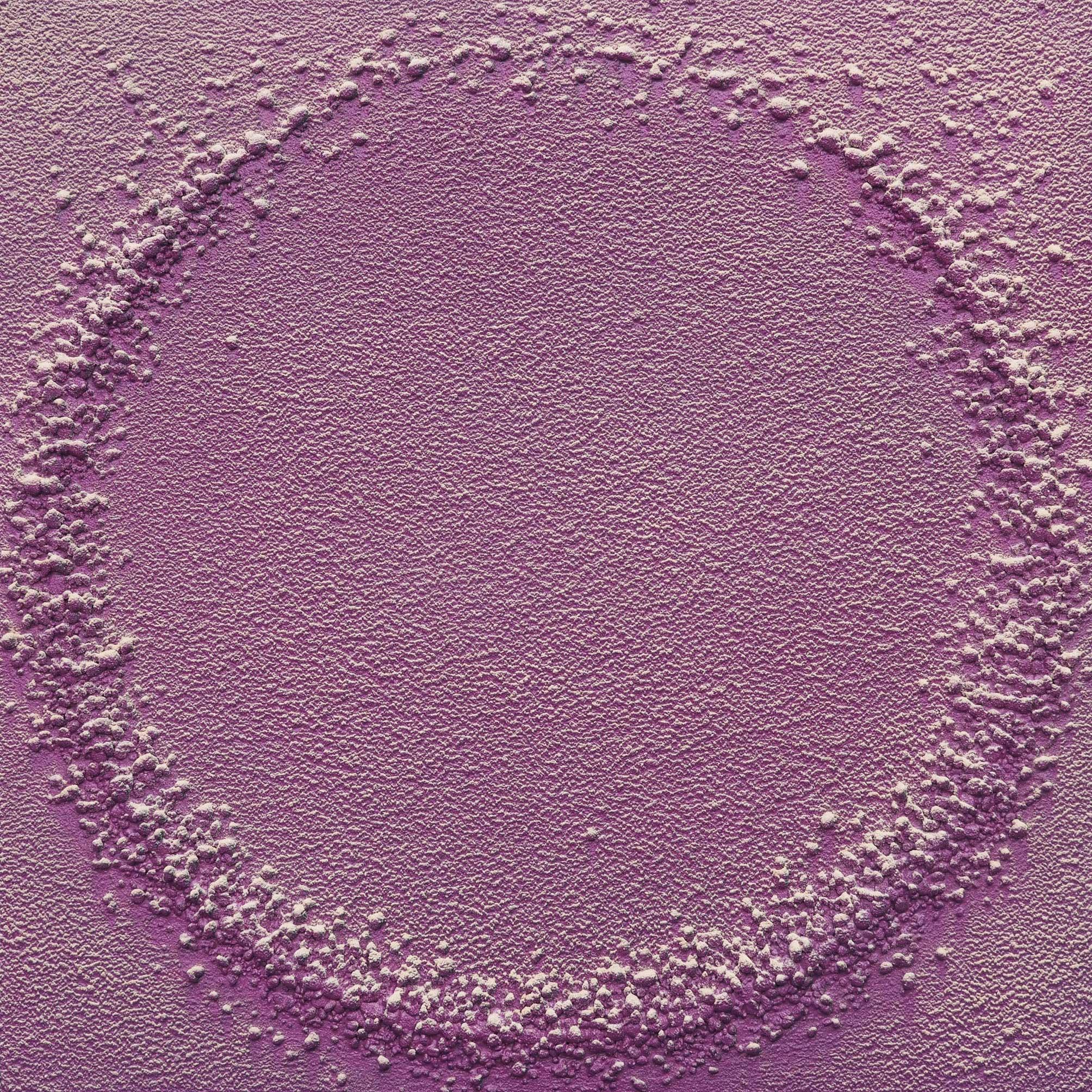 Pittura astratta a tecnica mista contemporanea "Warm Day Breaking Circle iv". - Mixed Media Art di Martha Winter