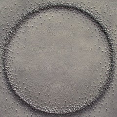 Bague « Warm Earth Ring ». Peinture technique mixte contemporaine