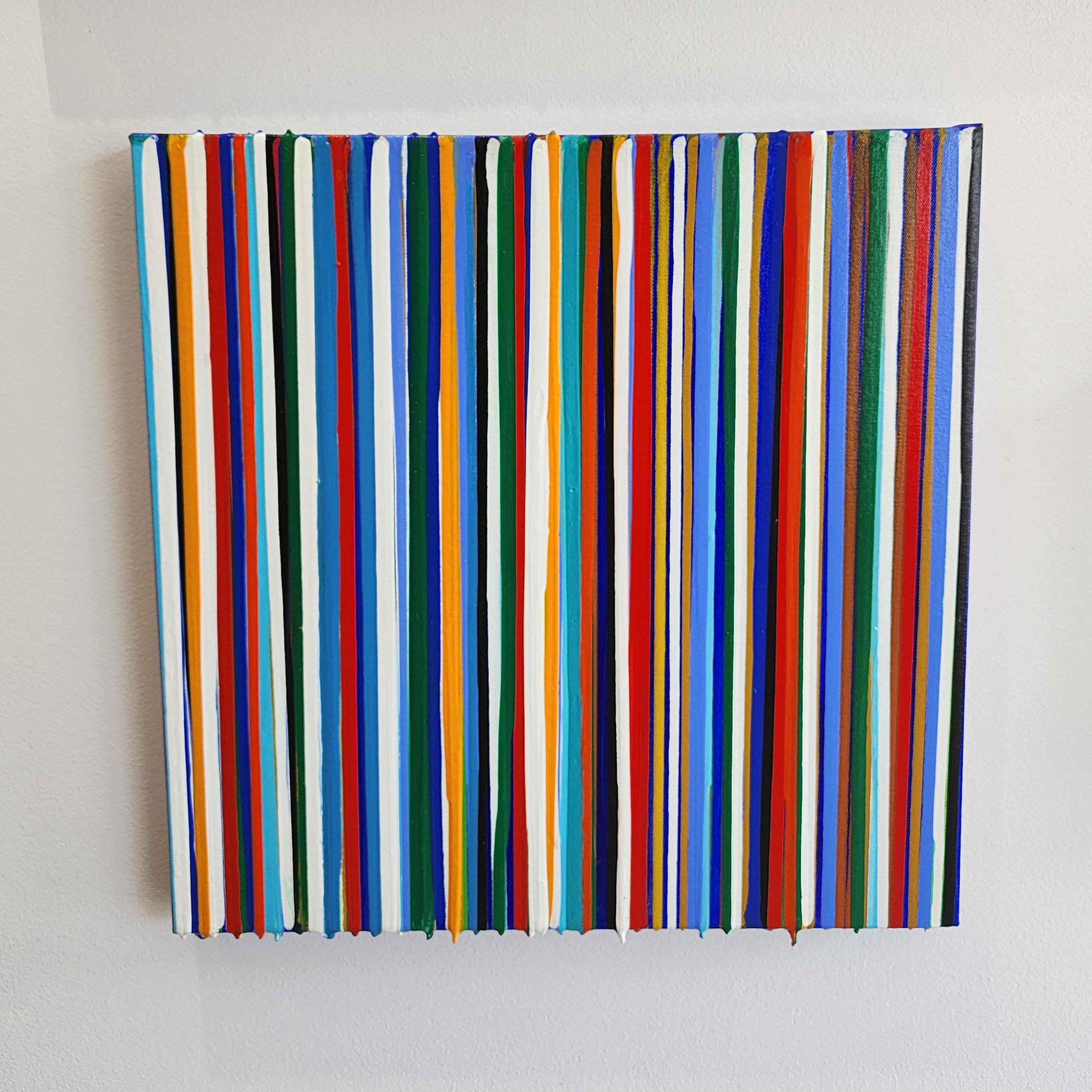 Clowning Around Drip Painting Acrylic on Canvas 12