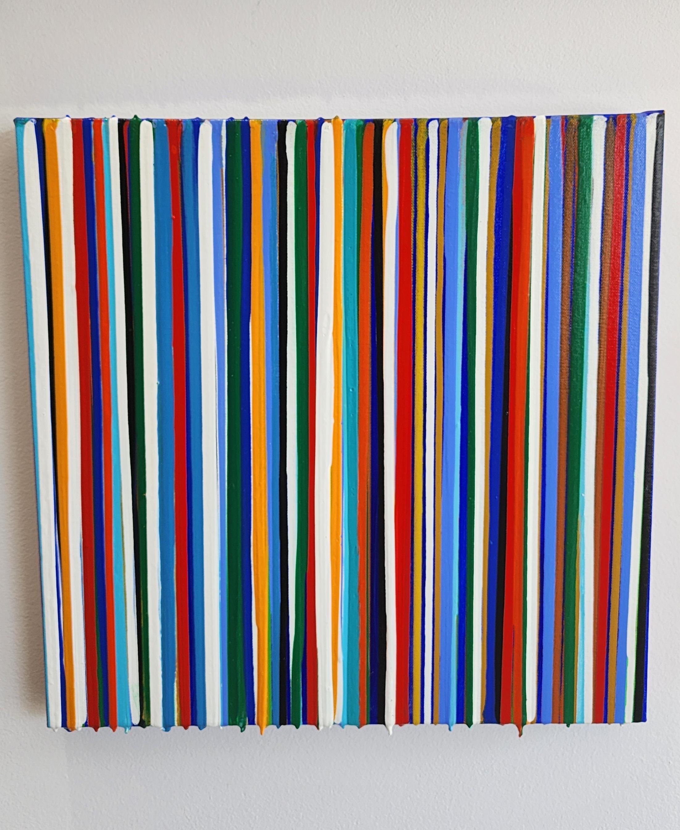 Clowning Around Drip Painting Acrylic on Canvas 12
