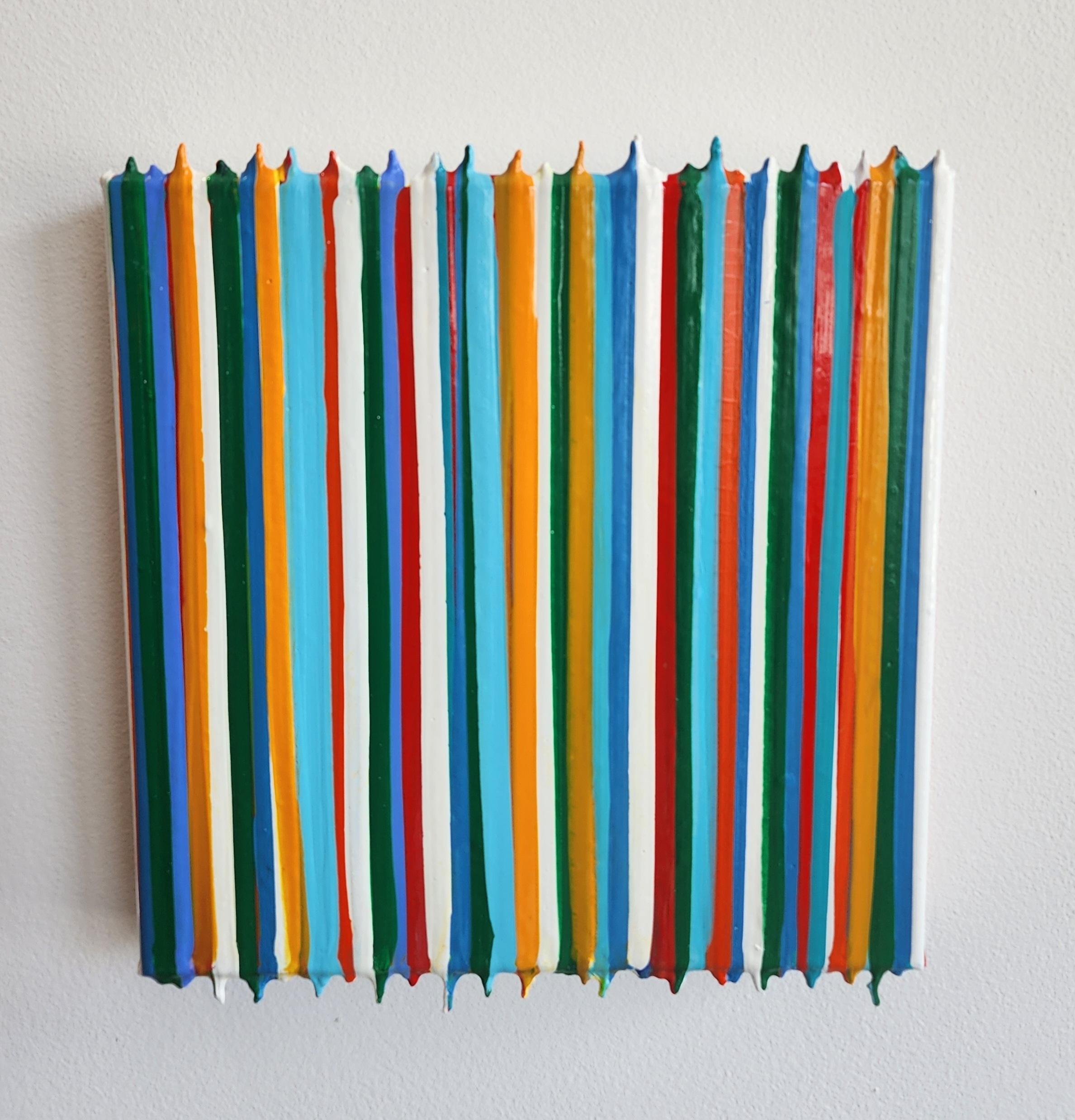 Clowning Around Drip Painting Acrylic on Canvas 12