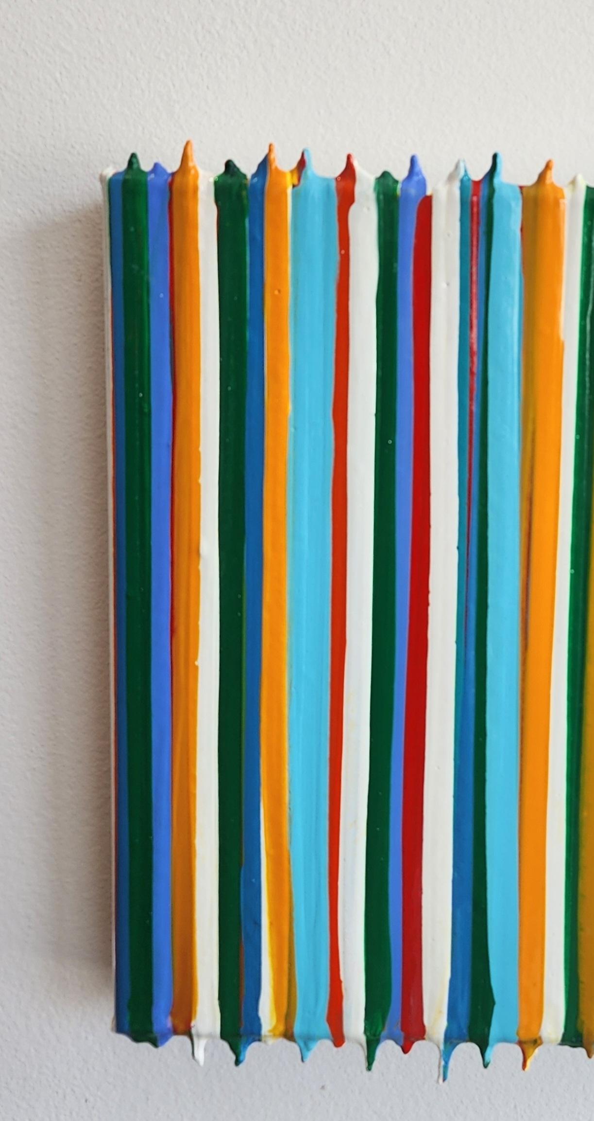 Clowning Around Drip Painting Acrylic on Canvas 12