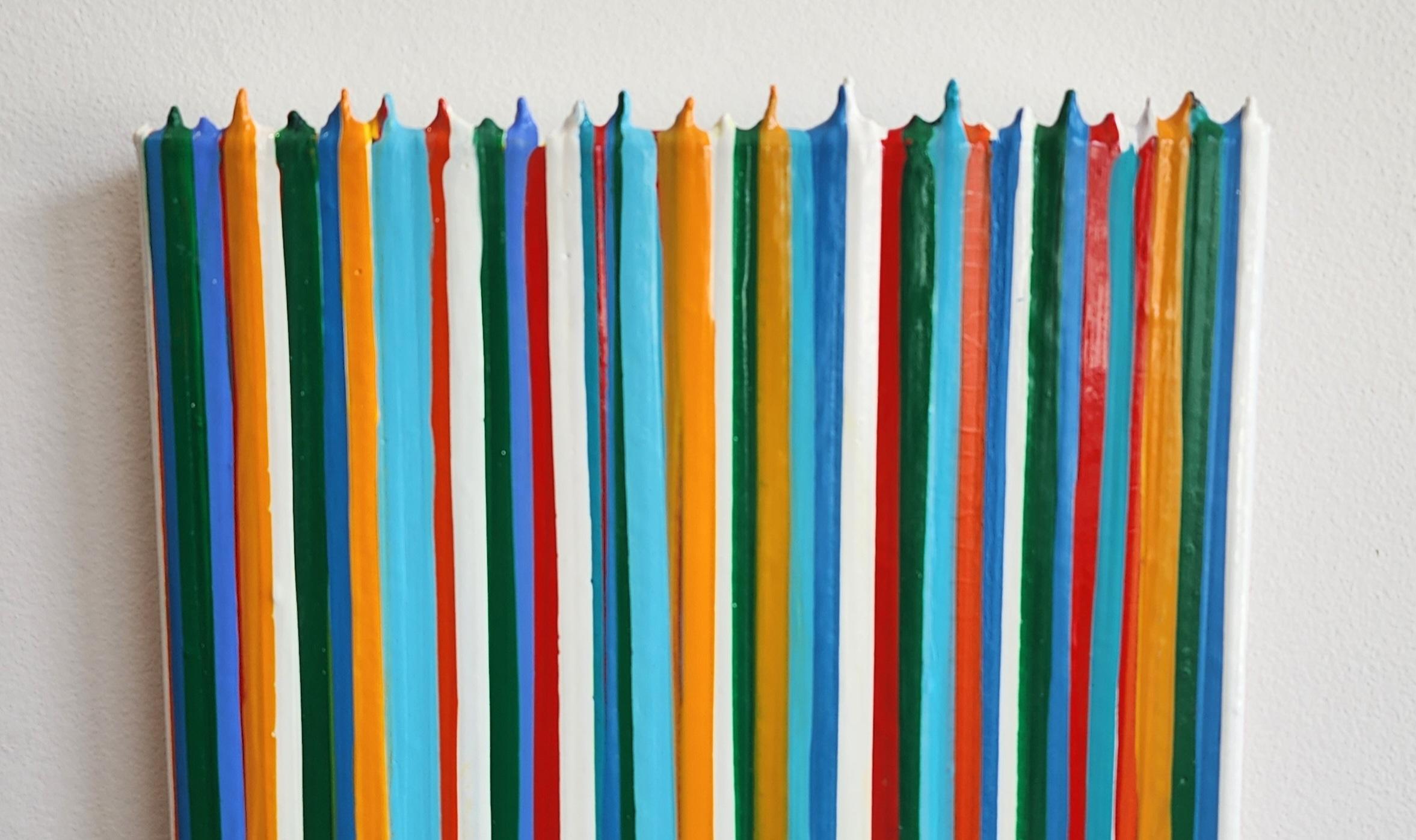 Clowning Around Drip Painting Acrylic on Canvas 12
