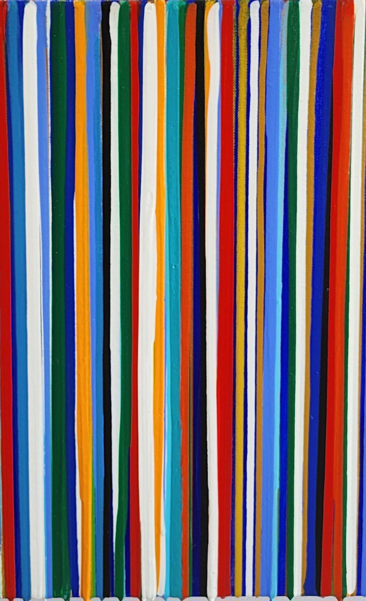 Living The Good Life   Drip Painting  Contemporary Abstract Acrylic on Canvas For Sale 1