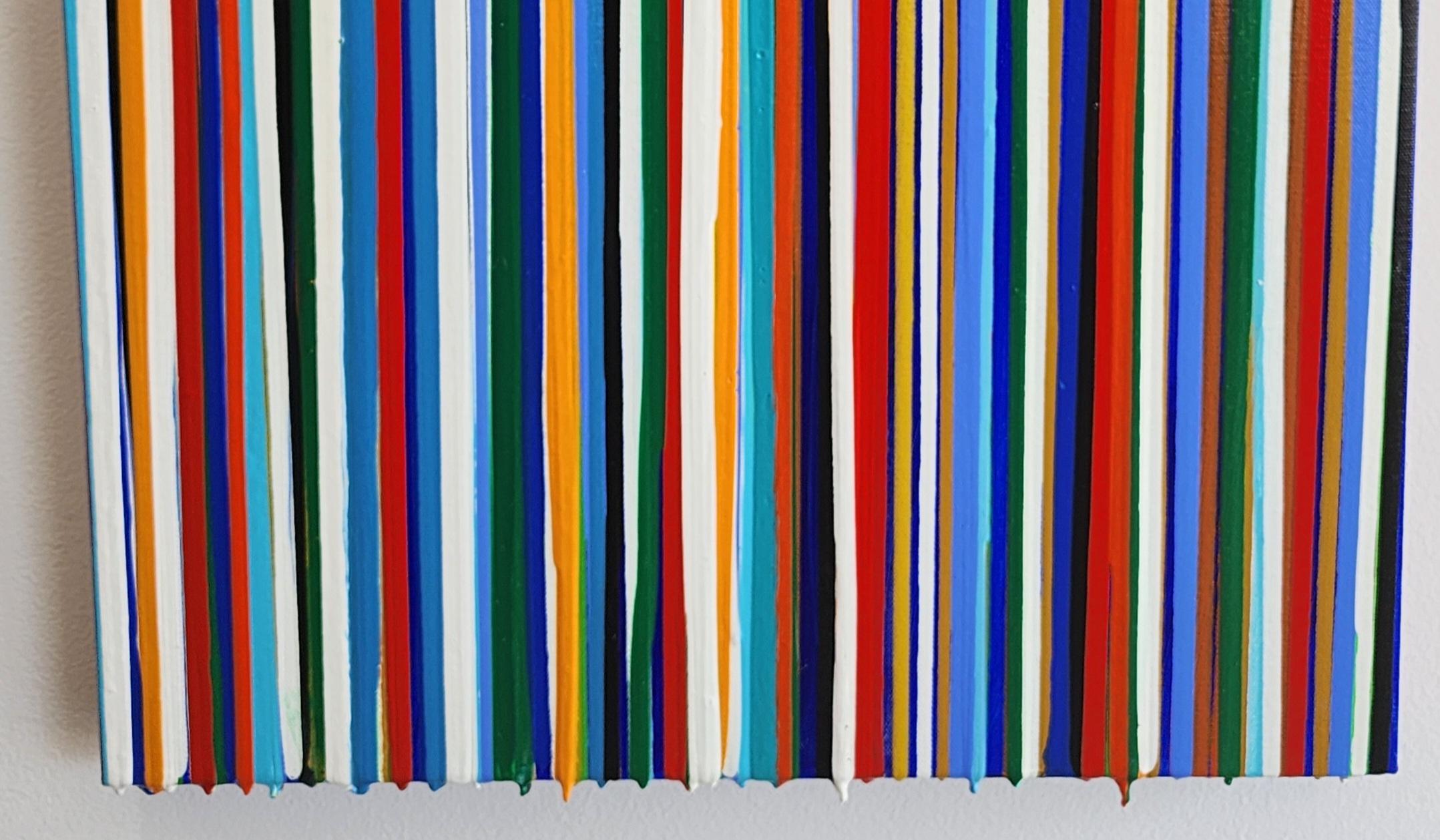 Living The Good Life   Drip Painting  Contemporary Abstract Acrylic on Canvas For Sale 2