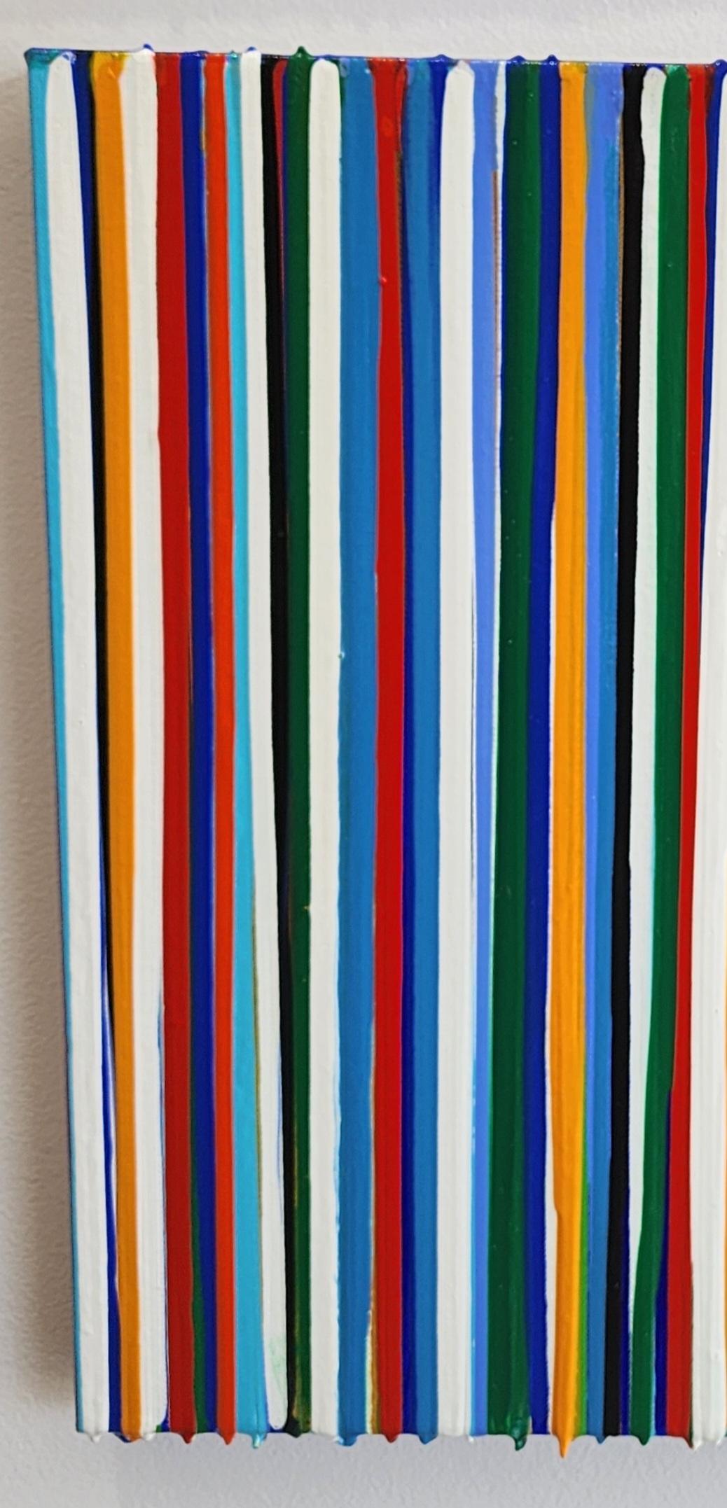 Living The Good Life   Drip Painting  Contemporary Abstract Acrylic on Canvas For Sale 3