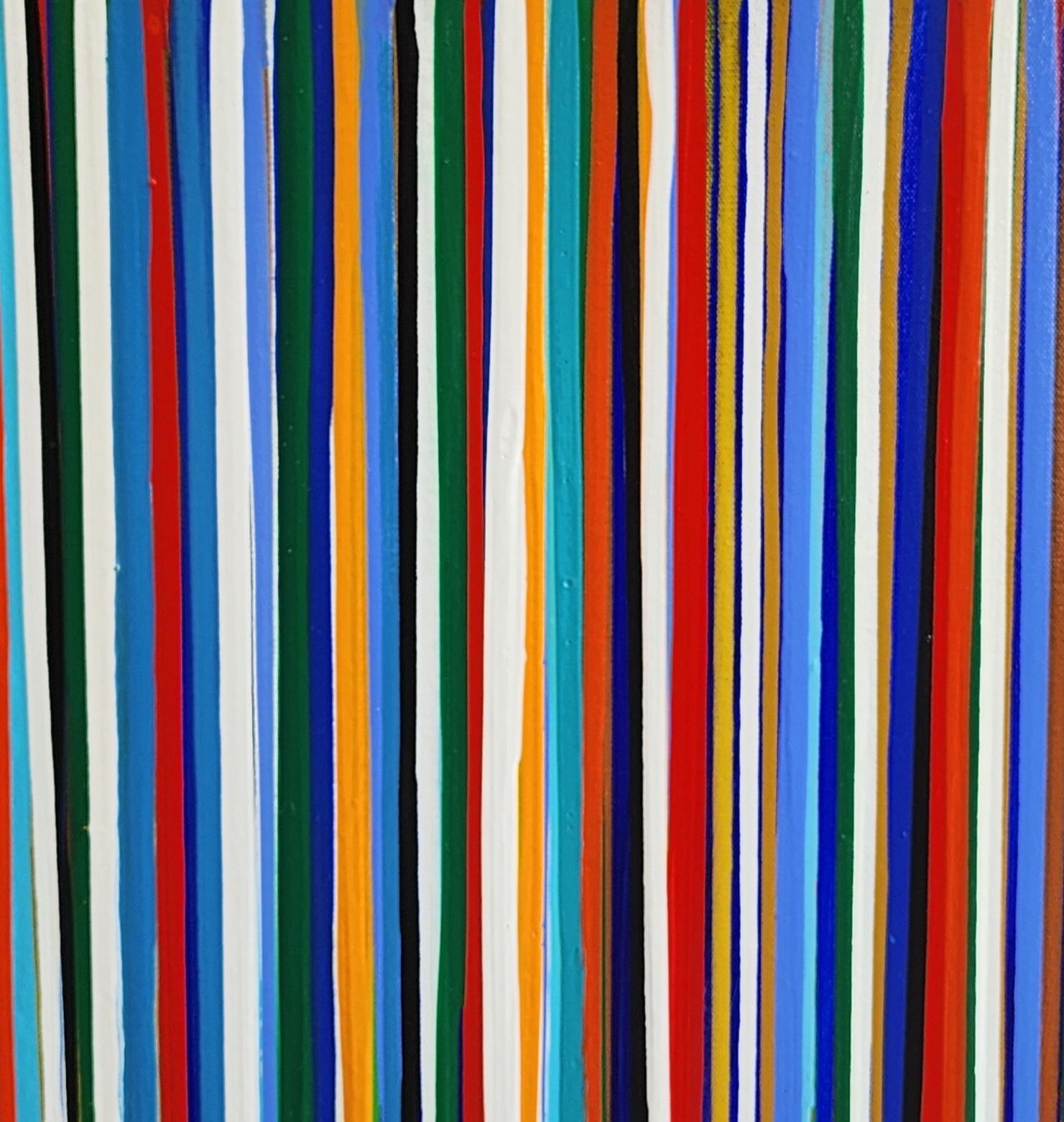 Living The Good Life   Drip Painting  Contemporary Abstract Acrylic on Canvas For Sale 4