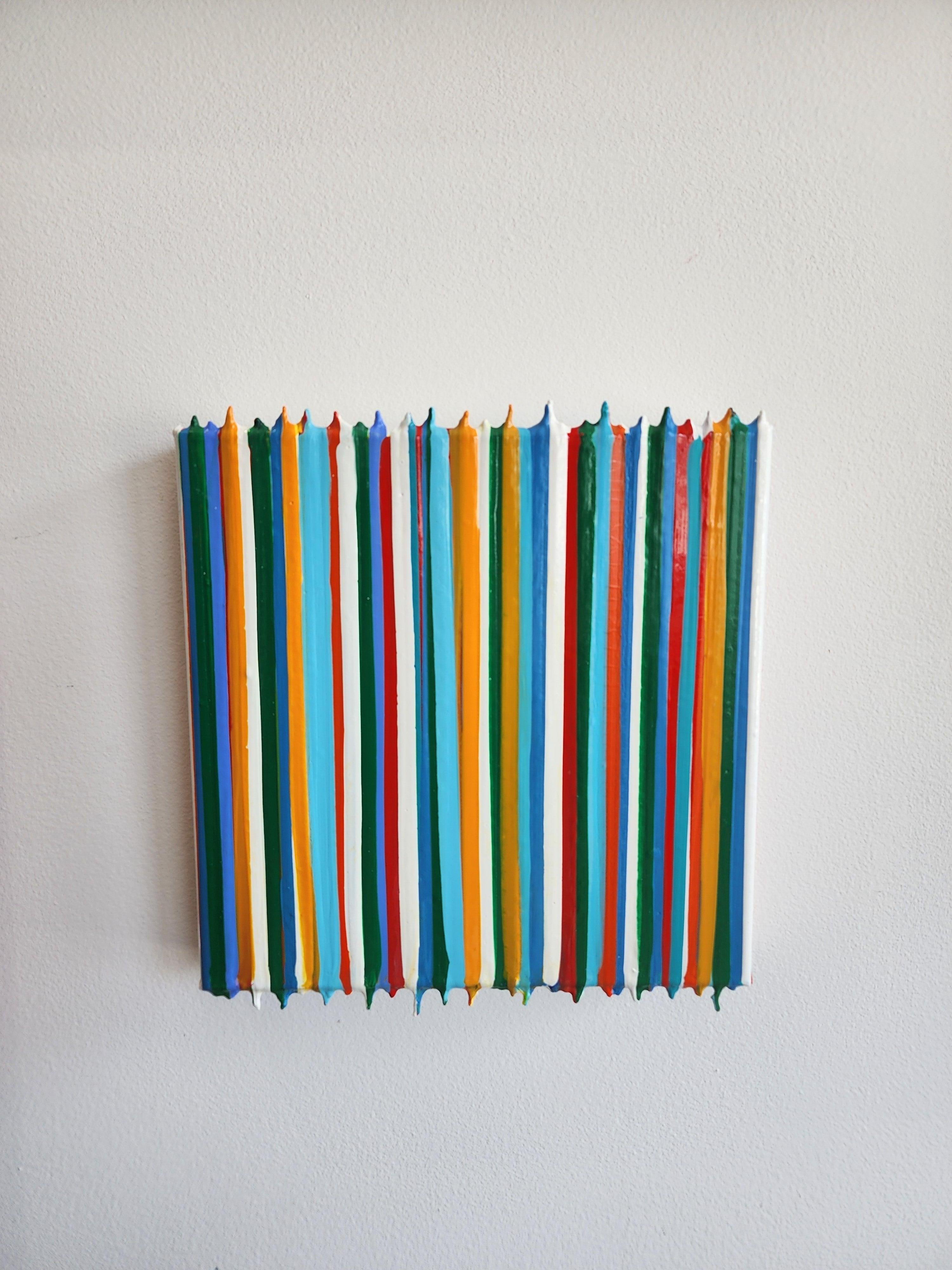 Living The Good Life   Drip Painting  Contemporary Abstract Acrylic on Canvas For Sale 5