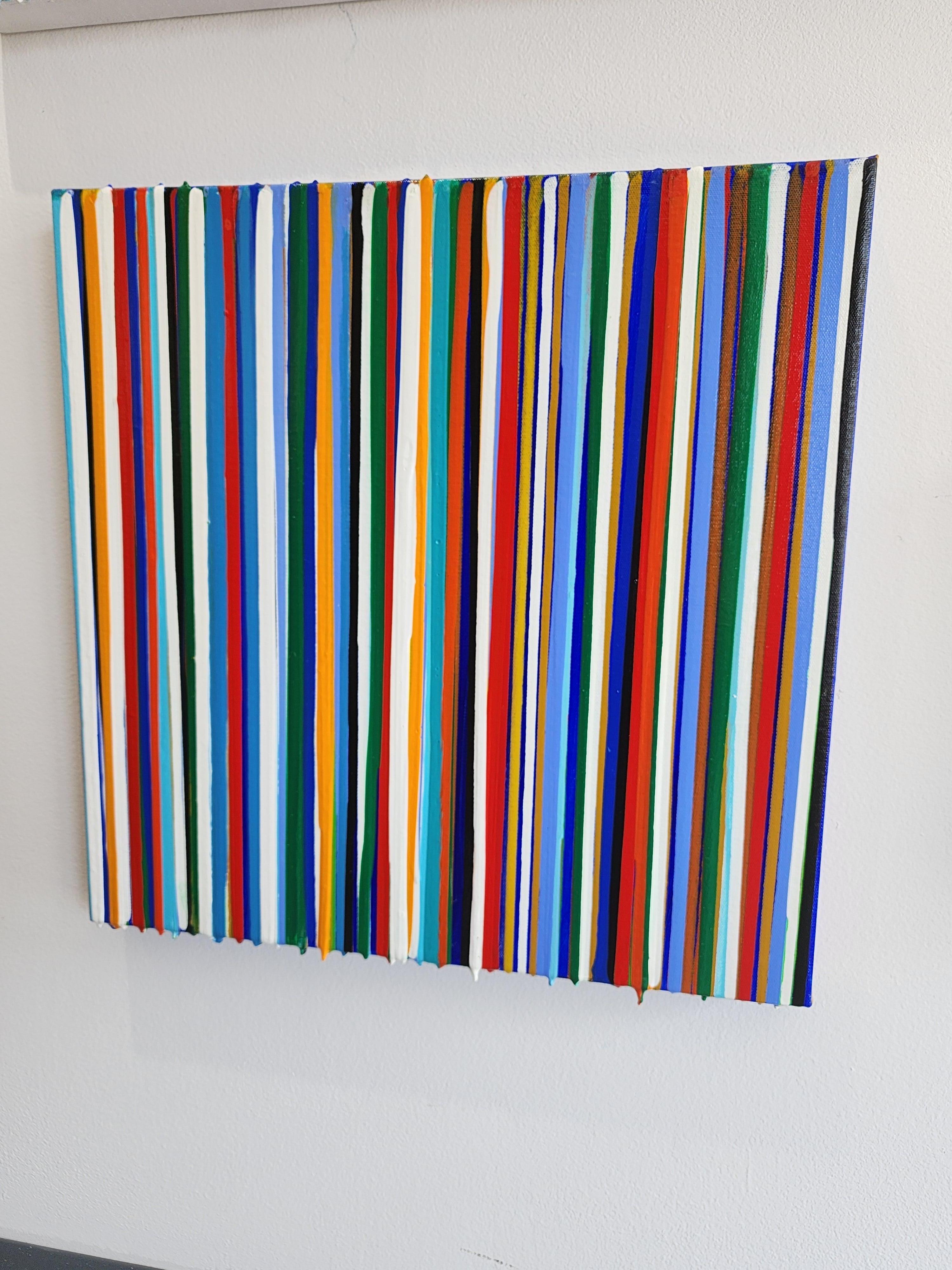 Living The Good Life   Drip Painting  Contemporary Abstract Acrylic on Canvas