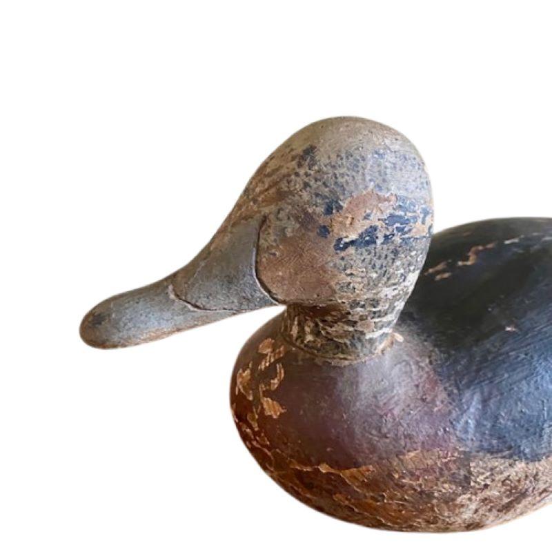 Señuelo de draco de calva de Martha's Vineyard, hacia 1900 Tallado a mano en venta