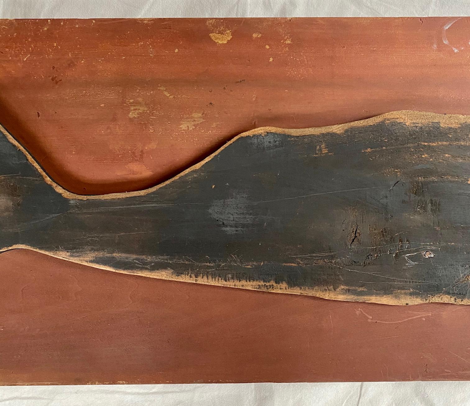 American Martha's Vineyard Folk Art Sperm Whale Plaque, by K. Emack