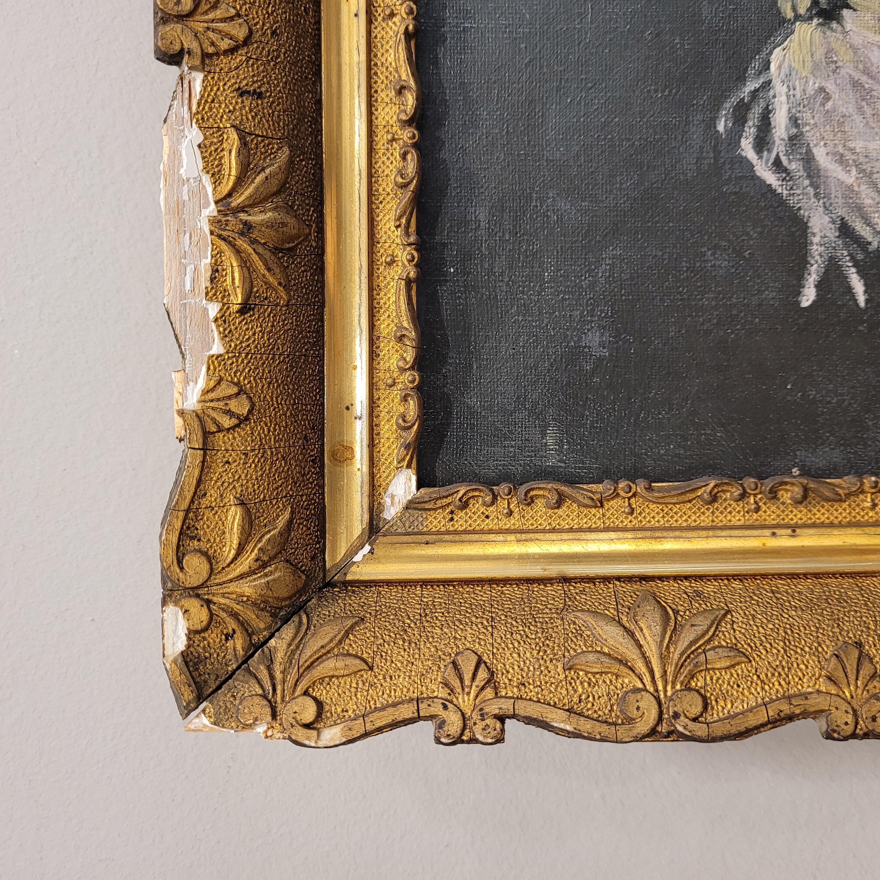 Gemälde Napoleon III Herbstblumen von Marthe Danard Puig  Frankreich im Angebot 19