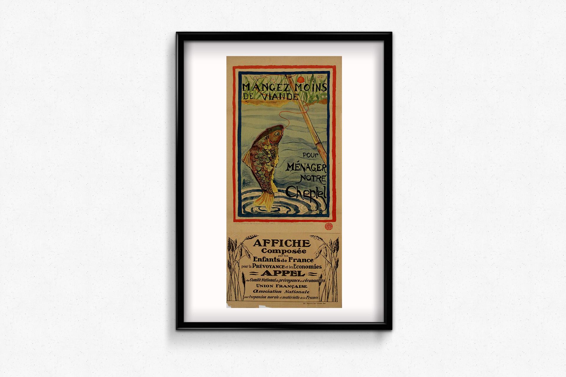 Dieses Originalplakat von Marthe Picard aus dem Jahr 1918 mit dem Titel 