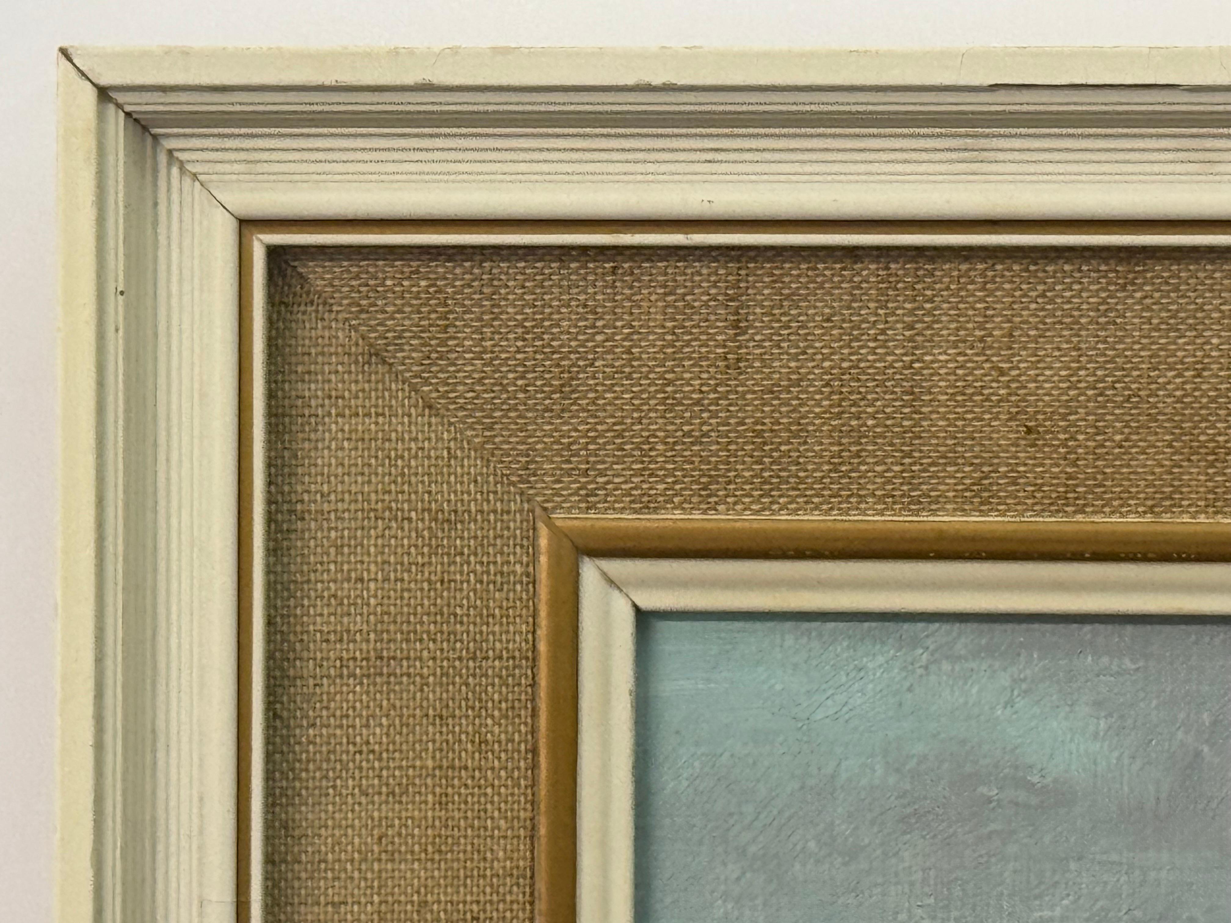 Pintura al óleo vintage de una cabaña remota en las dramáticas montañas de Sudáfrica en venta 7