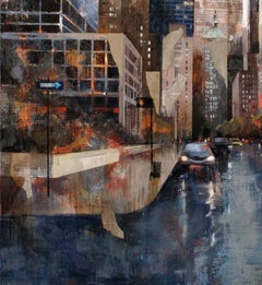 15617 - 21st Century, Contemporary, Figurative Painting, Mixed Media