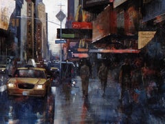 16711 Times Square - 21st Century, Contemporary, Figurative Painting, New York