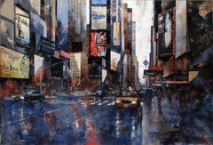 16711 Times Square - 21e siècle, Contemporain, Peinture figurative, New York