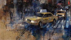 16727 Times Square - 21. Jahrhundert, Zeitgenössisch, Figurative Malerei