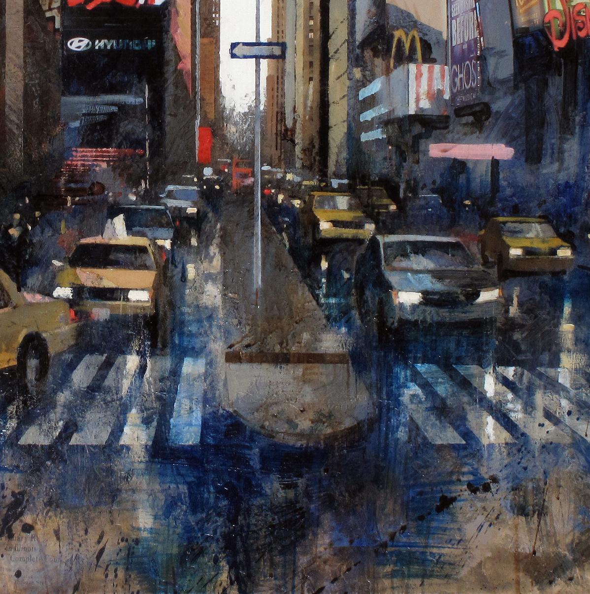 16727 Times Square - Siglo XXI, Contemporáneo, Pintura figurativa en venta 1