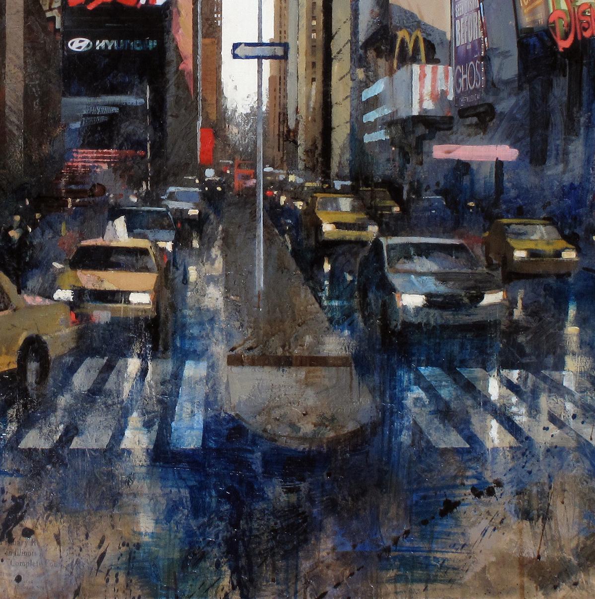 16727 Times Square - 21st Century, Contemporary, Figurative Painting For Sale 3