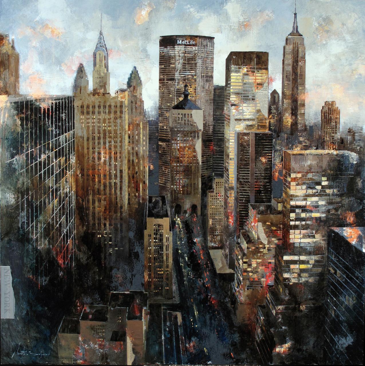 Among the Catalan artists who have remained loyal to figurative techniques, several have successfully fixed their gaze on the architecture, streets and commercial trappings of the modern city. It is not just New York that attracts this artist. Birds