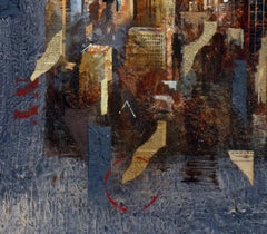 Vue classique de Manhattan - 21e siècle, contemporain, peinture figurative