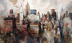 Manhattan Life's - Siglo XXI, Contemporáneo, Pintura figurativa, Técnica mixta