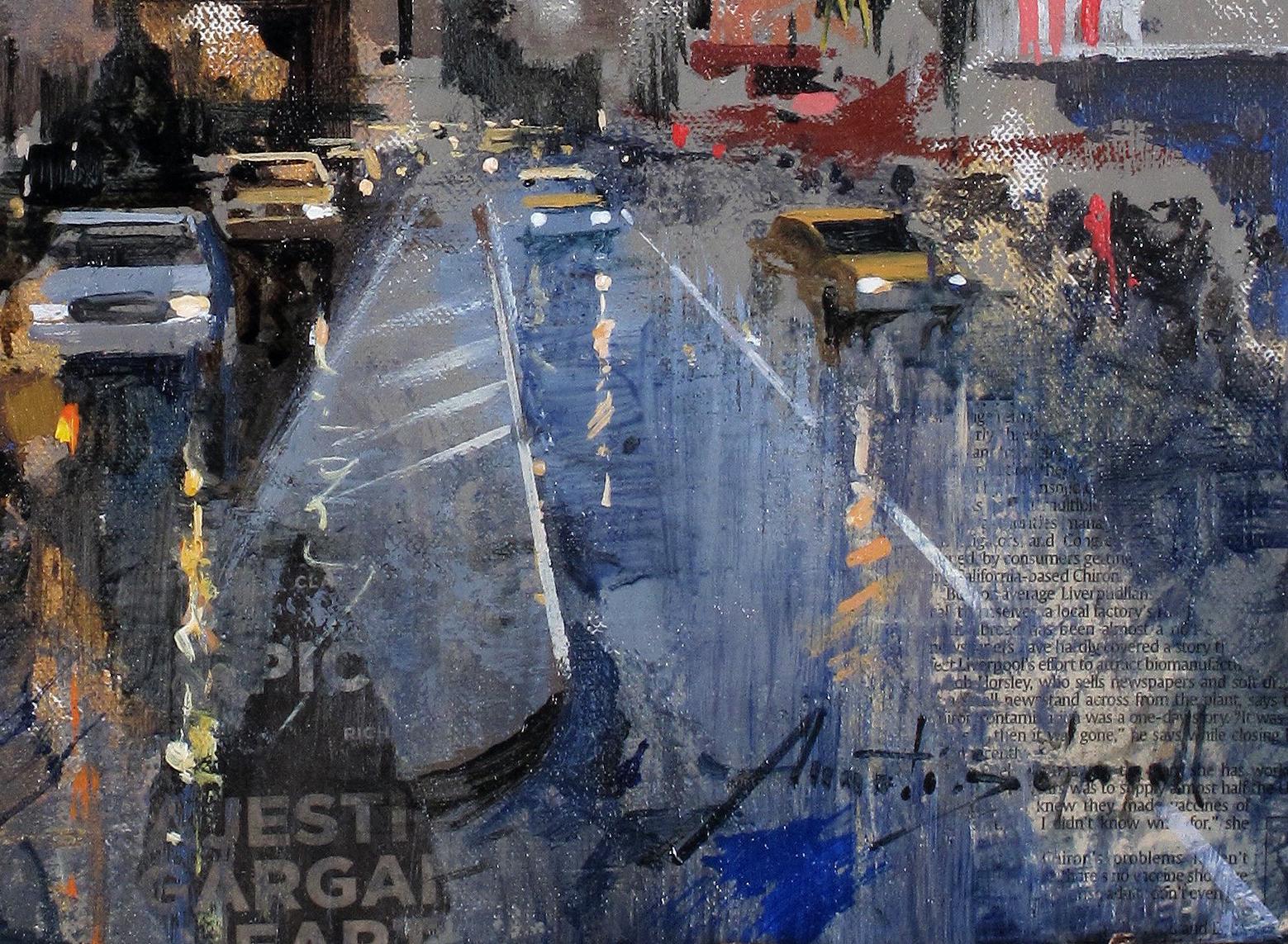 Tempi - 21° secolo, Contemporaneo, Pittura figurativa, Tecnica mista - Figurative Painting Grigio di Marti Bofarull