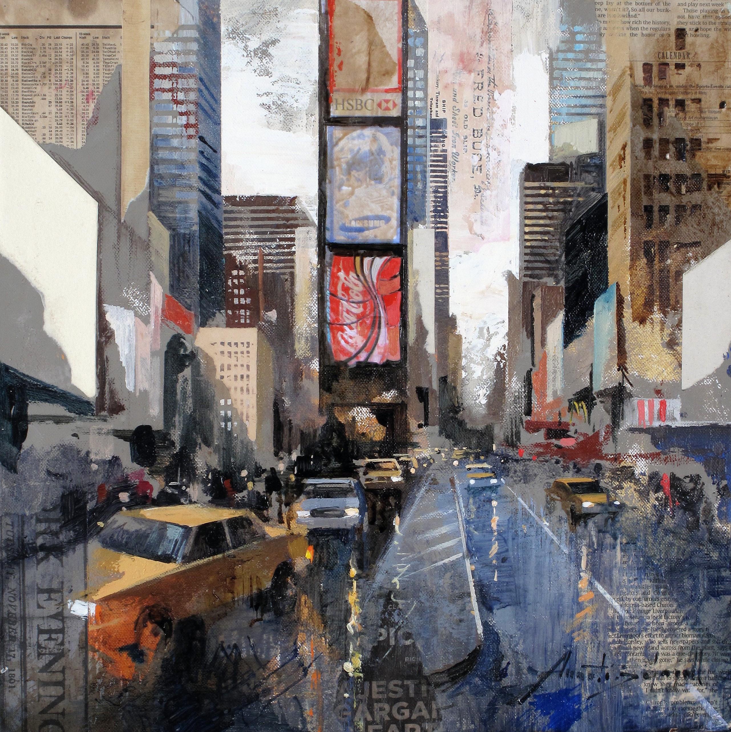 Figurative Painting di Marti Bofarull - Tempi - 21° secolo, Contemporaneo, Pittura figurativa, Tecnica mista