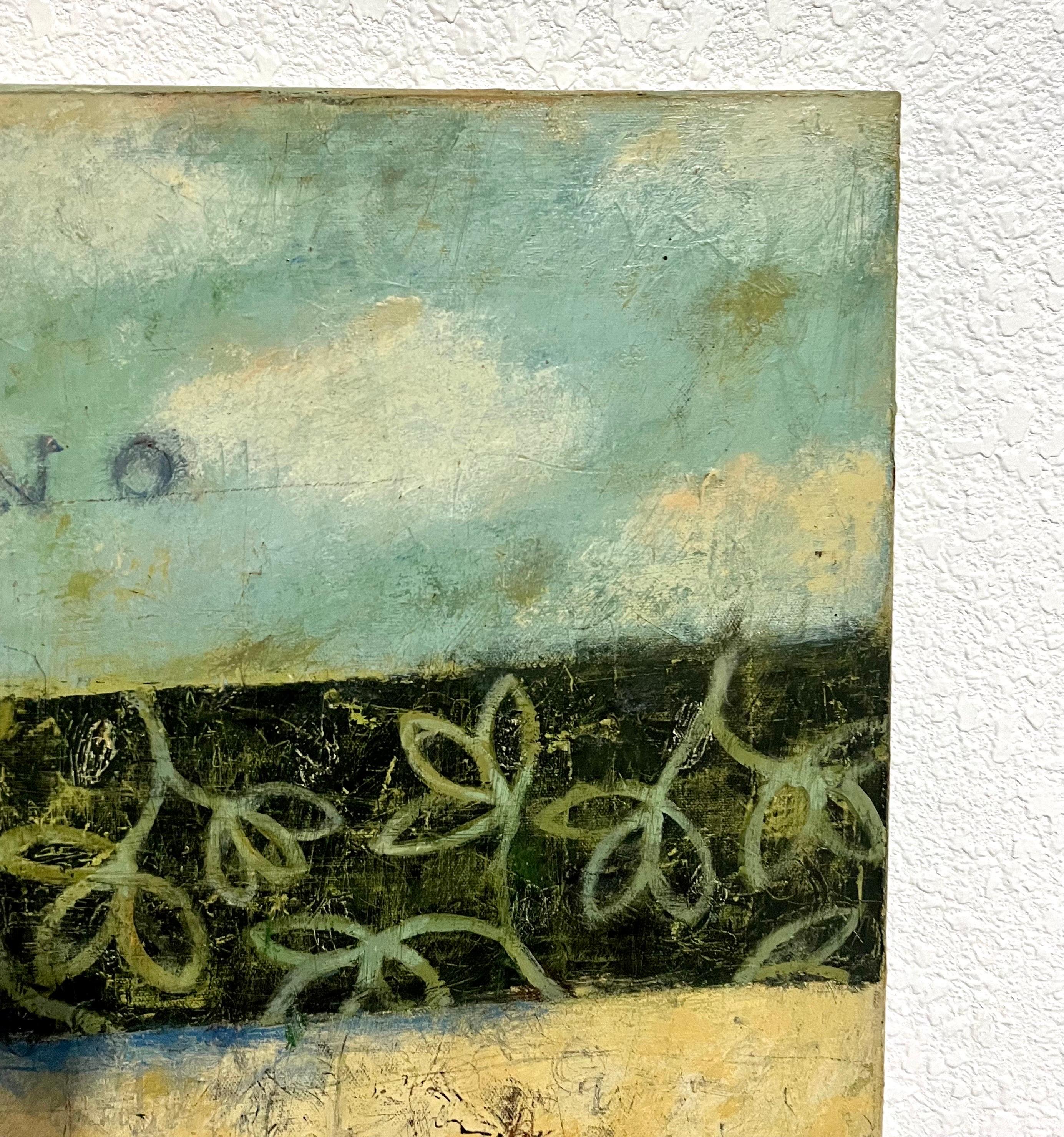 California Arte Contemporáneo Marti Somers Figurativo Abstracto Caprichoso Pintura en venta 4