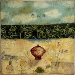 California Contemporary Art Marti Somers Figurative Abstract Whimsical Painting