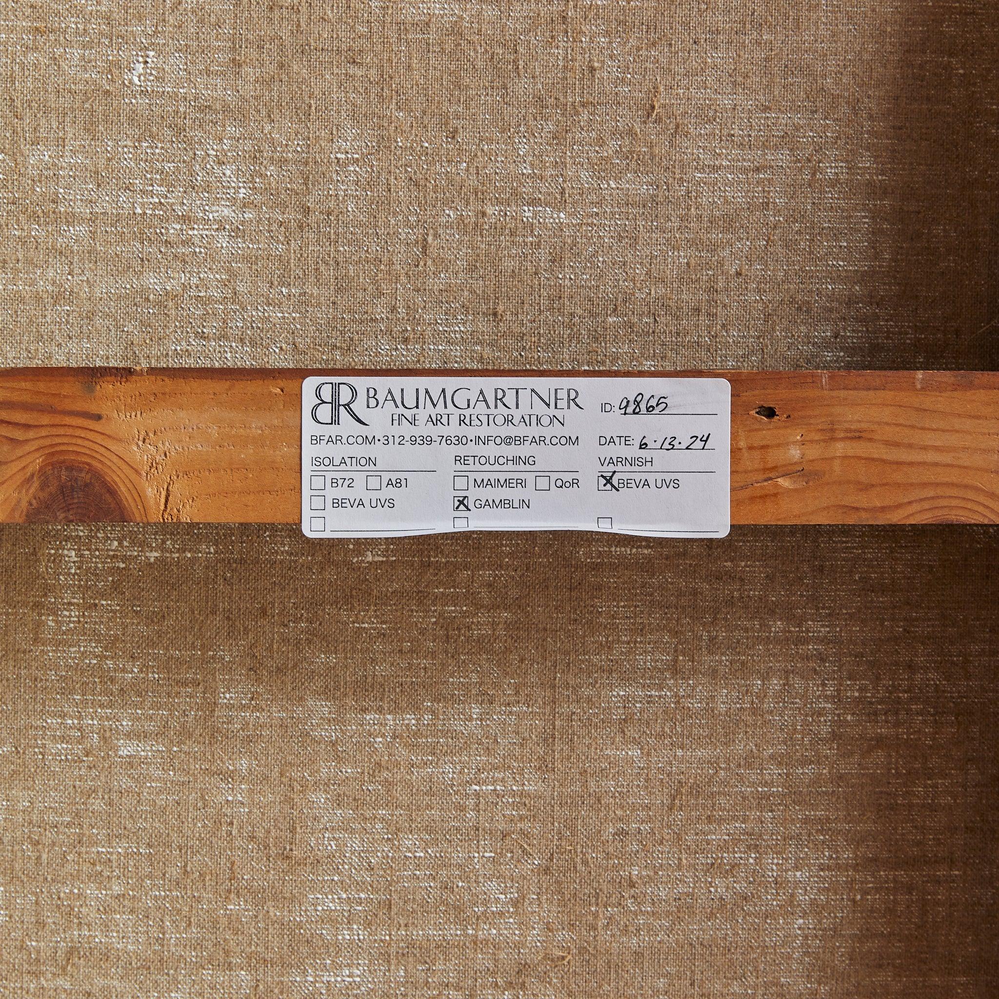 Martial Westburg, Portrait of The Peary Proxy #1, Oil on Canvas Painting, 1981 im Angebot 2