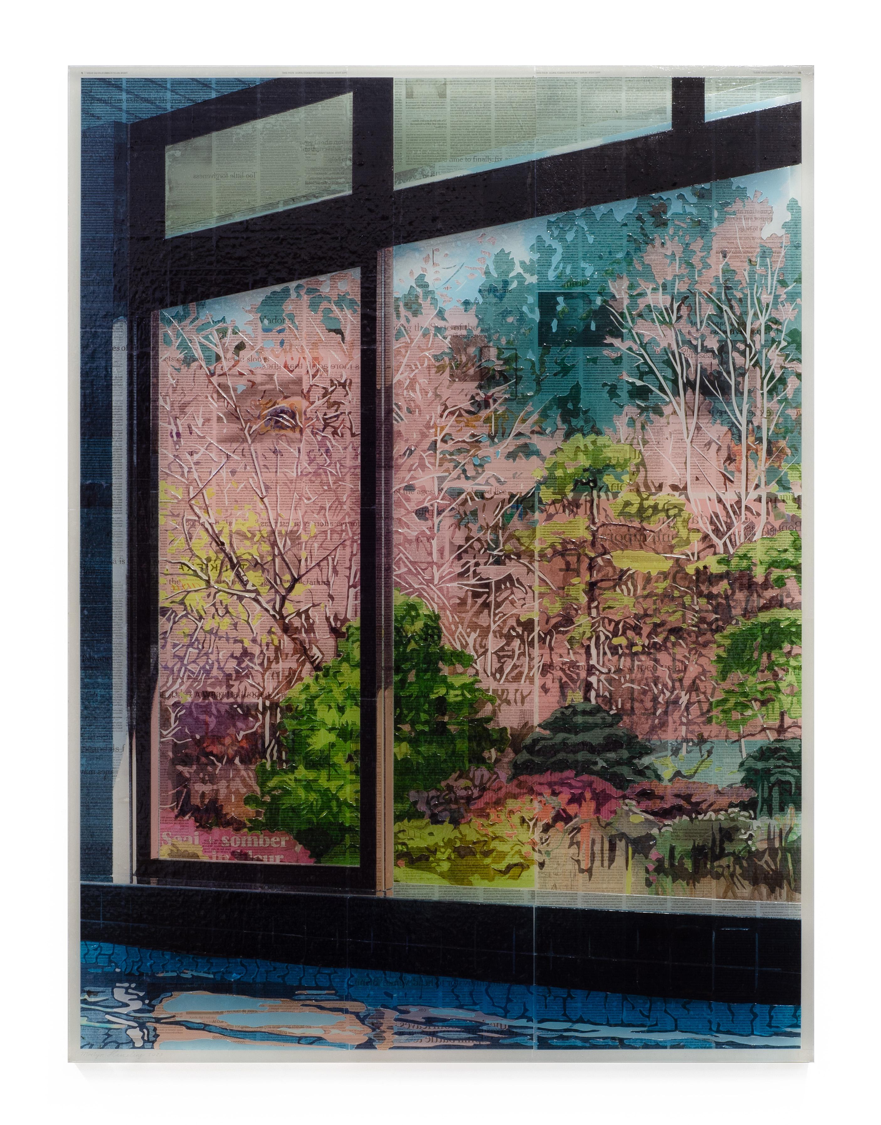 Martijn Hesseling Landscape Painting - Sanzashi Onsen