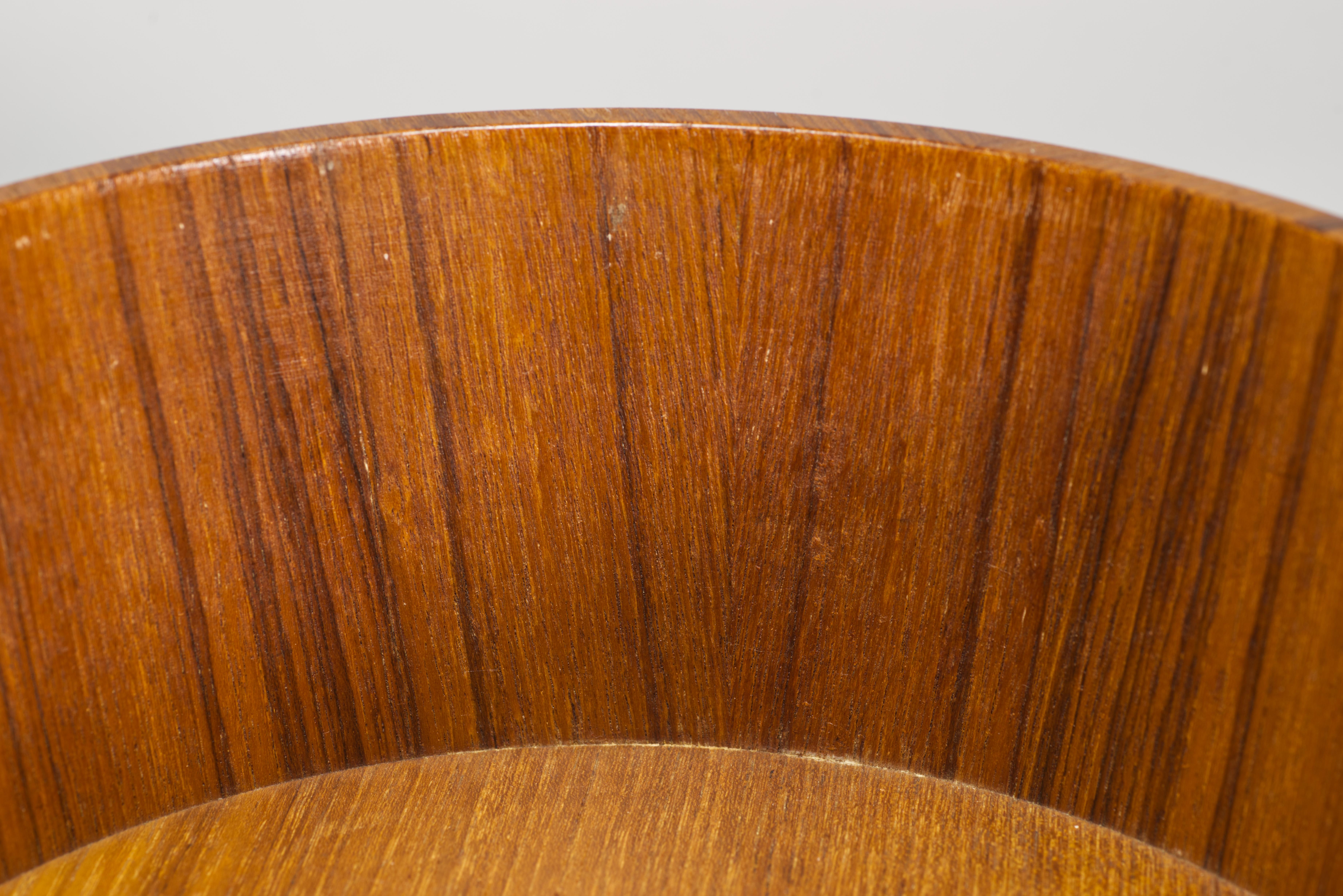 Martine Aberg per The Modern Scandinavian, Ciotola in teak, Svezia 1960 in vendita 2
