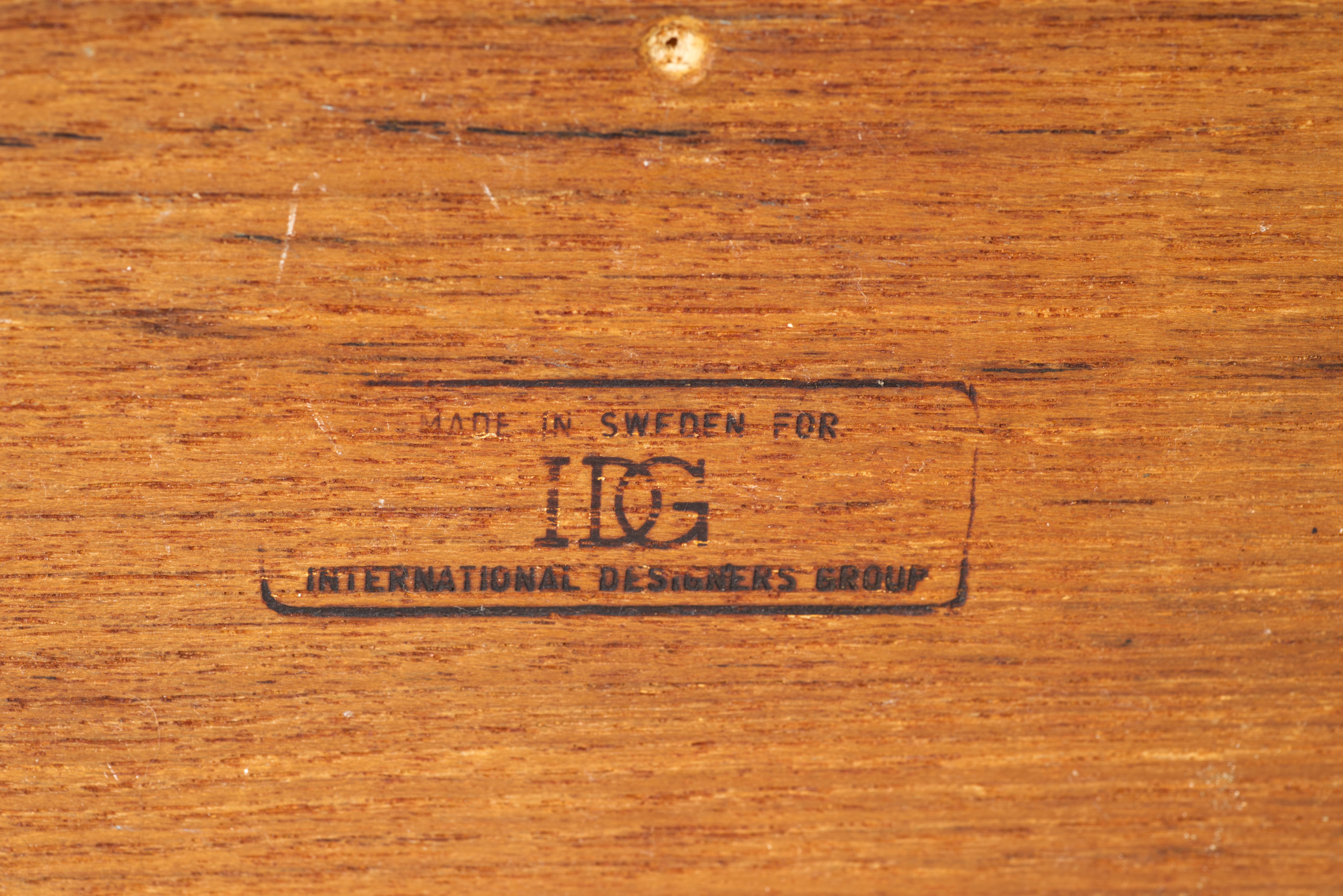 XX secolo Martine Aberg per The Modern Scandinavian, Ciotola in teak, Svezia 1960 in vendita