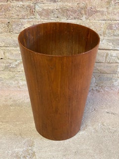 Martin Aberg for Servex Teak Waste Basket