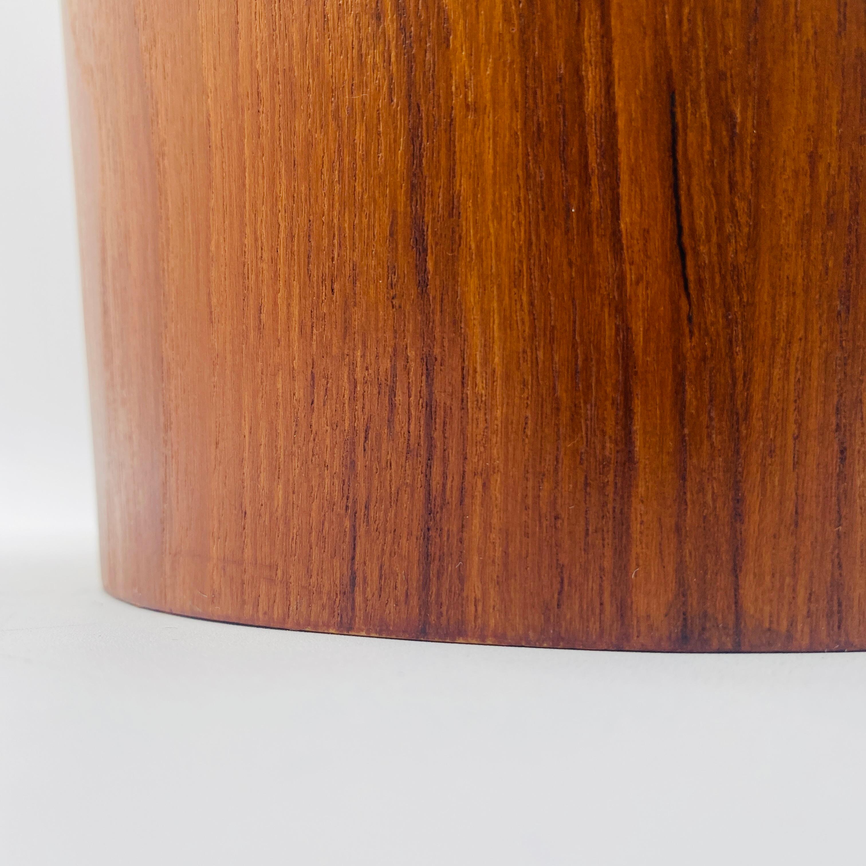 Martin Aberg Mid-Century Teak Wastebasket by Servex of Sweden 1960s For Sale 1