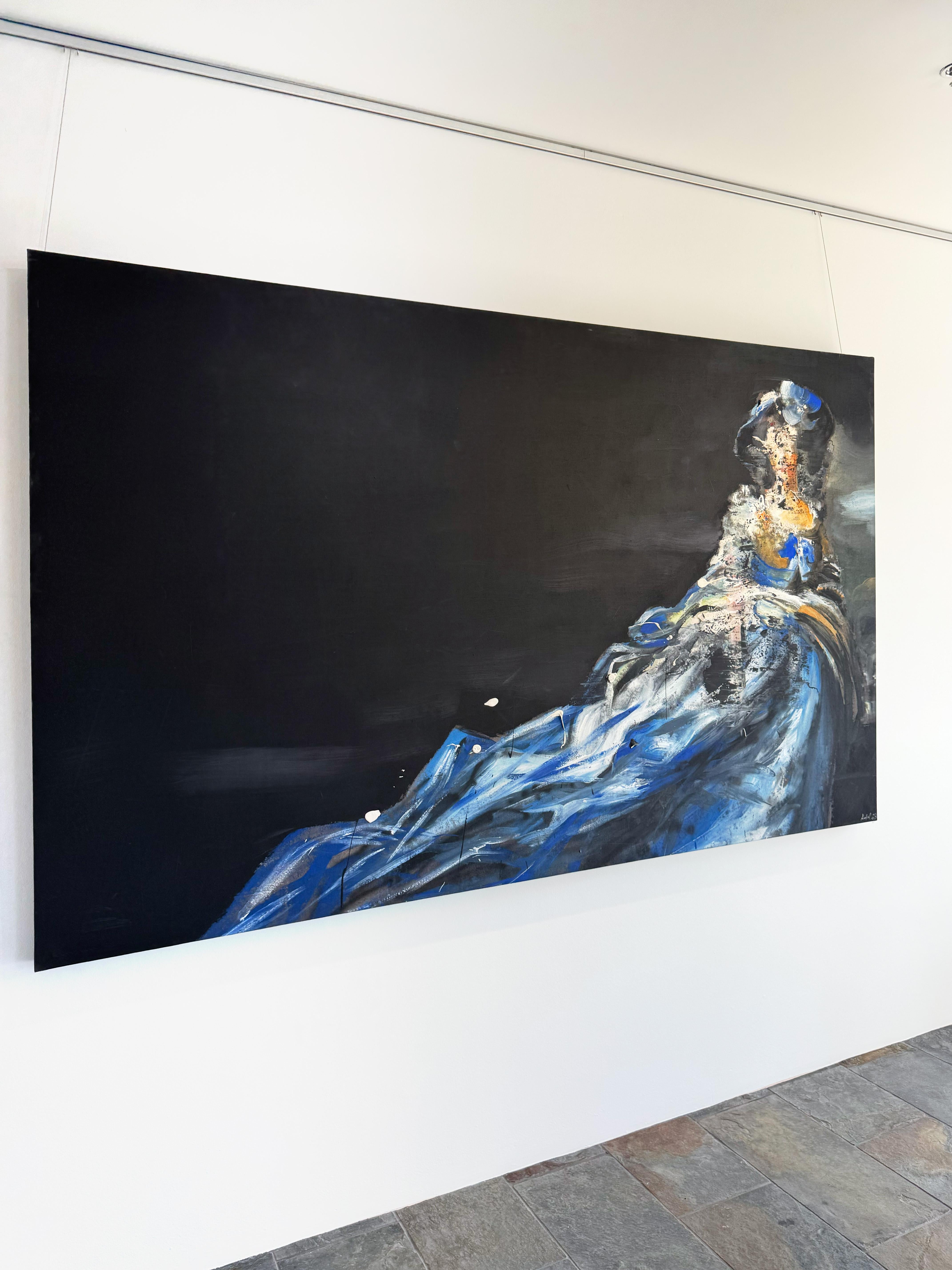 The Tale by Martin Adalian, Acrylic, Oil on Canvas, Figurative, Impasto For Sale 4