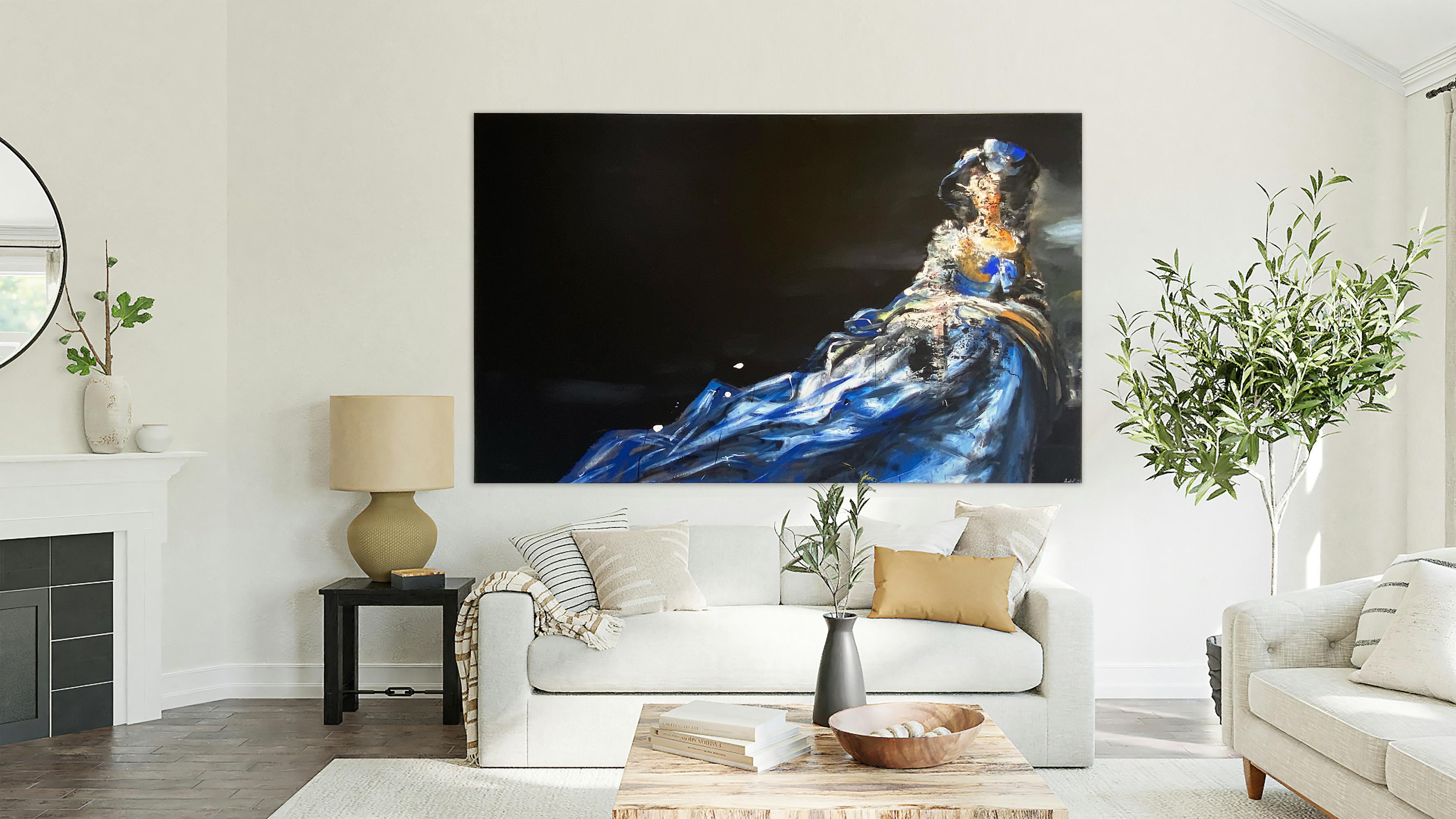 The Tale by Martin Adalian, Acrylic, Oil on Canvas, Figurative, Impasto For Sale 7