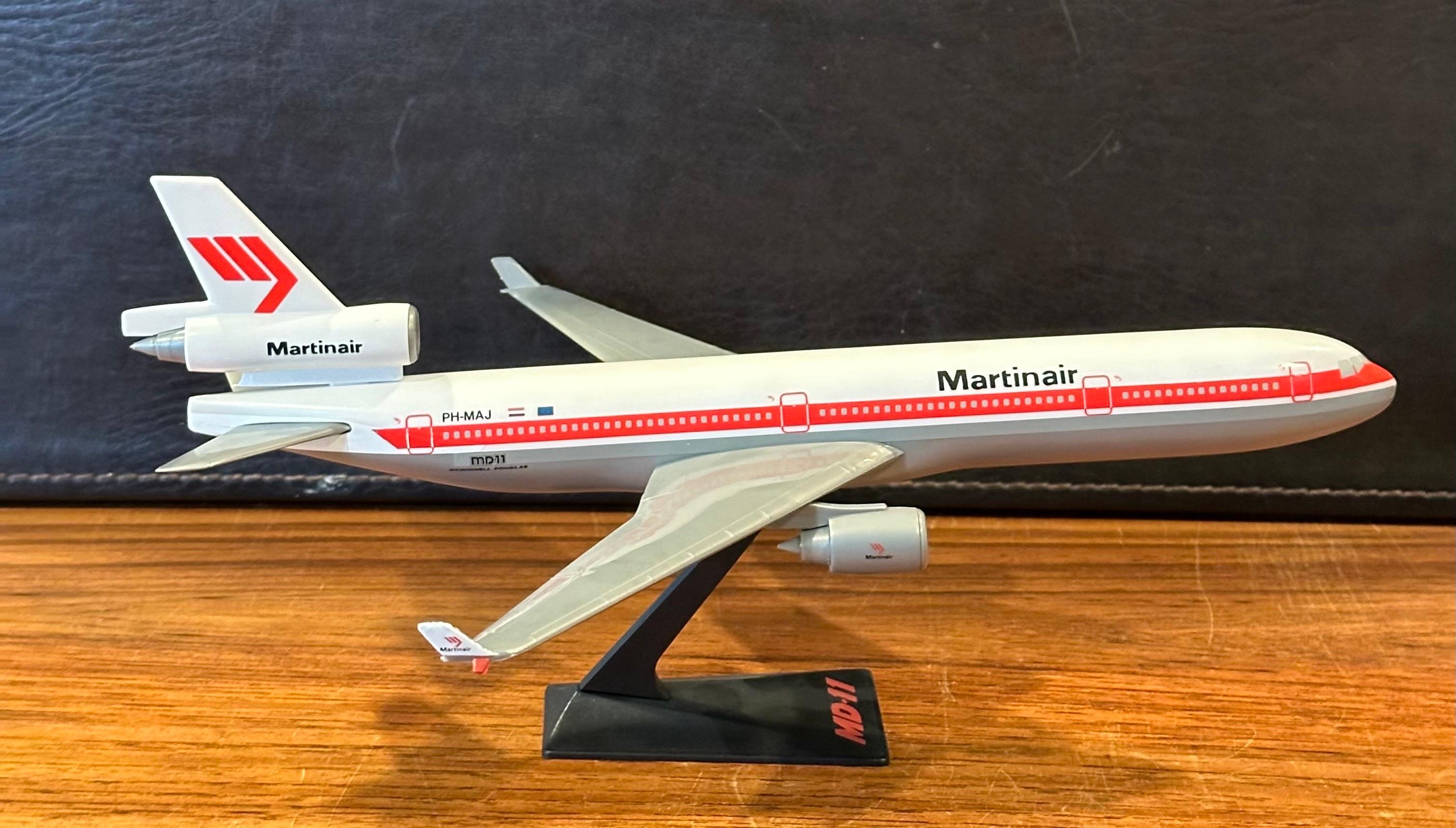 Modèle de bureau d'entrepreneur d'avion Jetliner Holland MD-11Jumbo de Martin Airlines en vente 2
