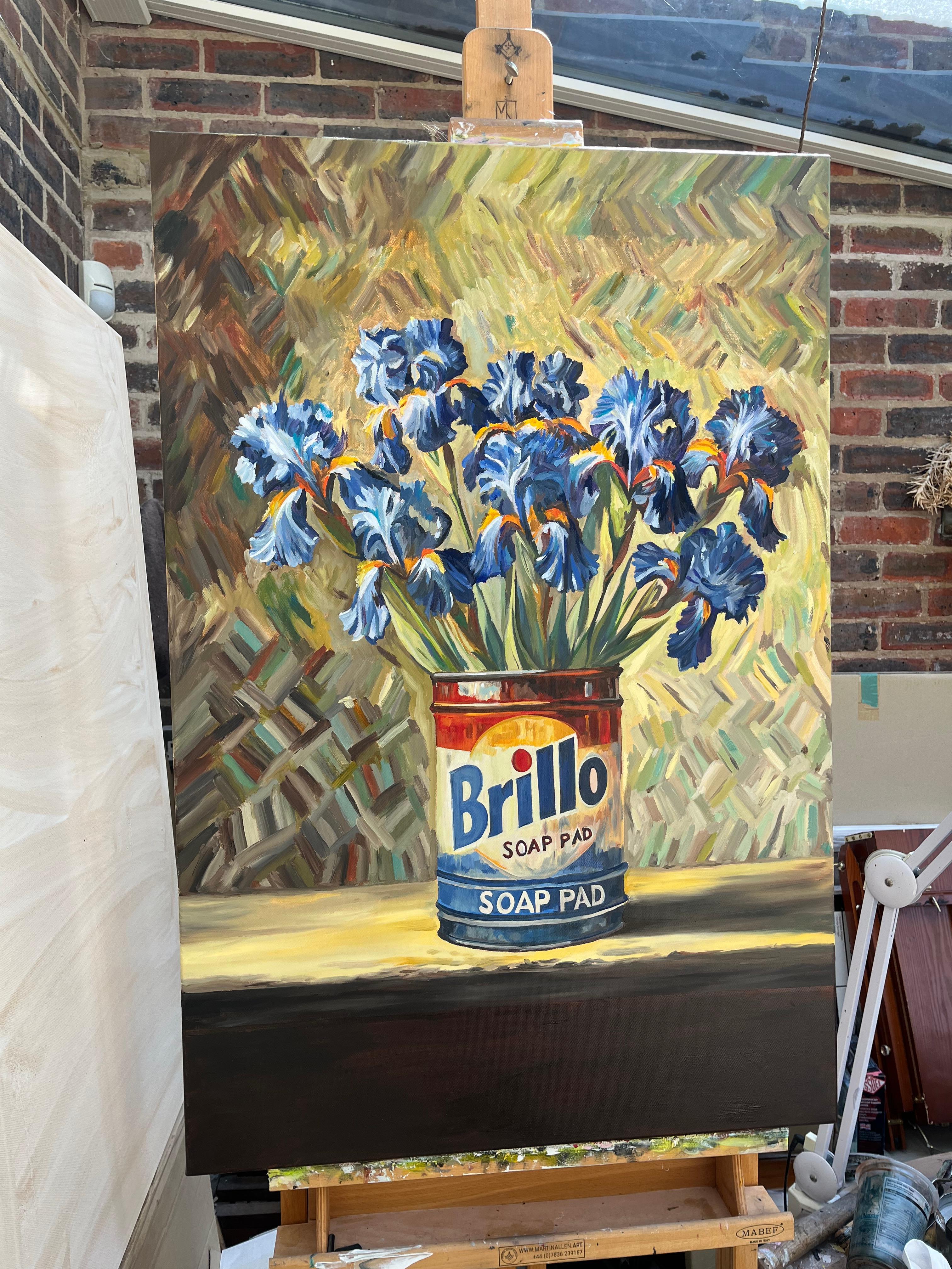 Brillo Bouquet - Painting by Martin Allen