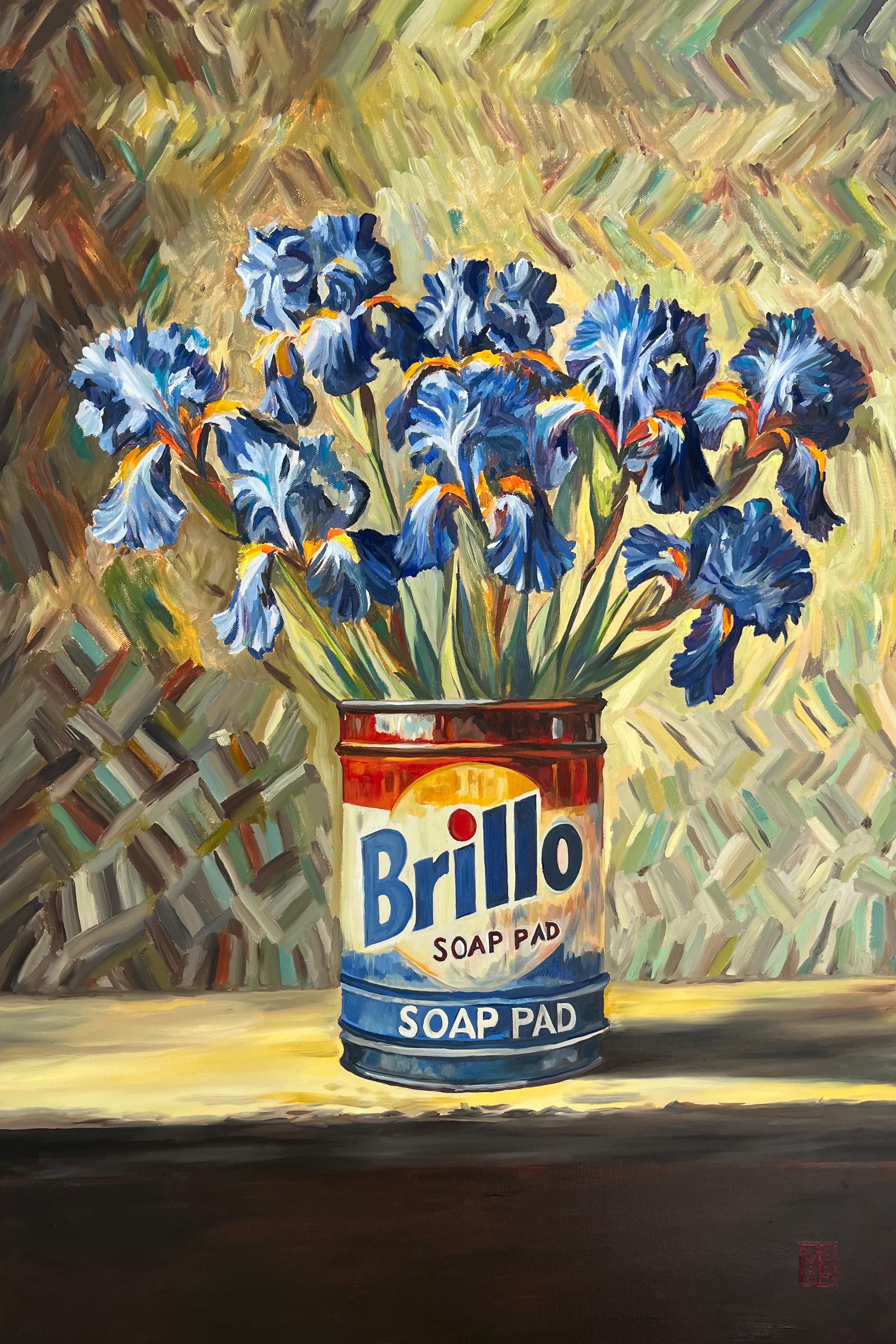 Martin Allen Figurative Painting - Brillo Bouquet