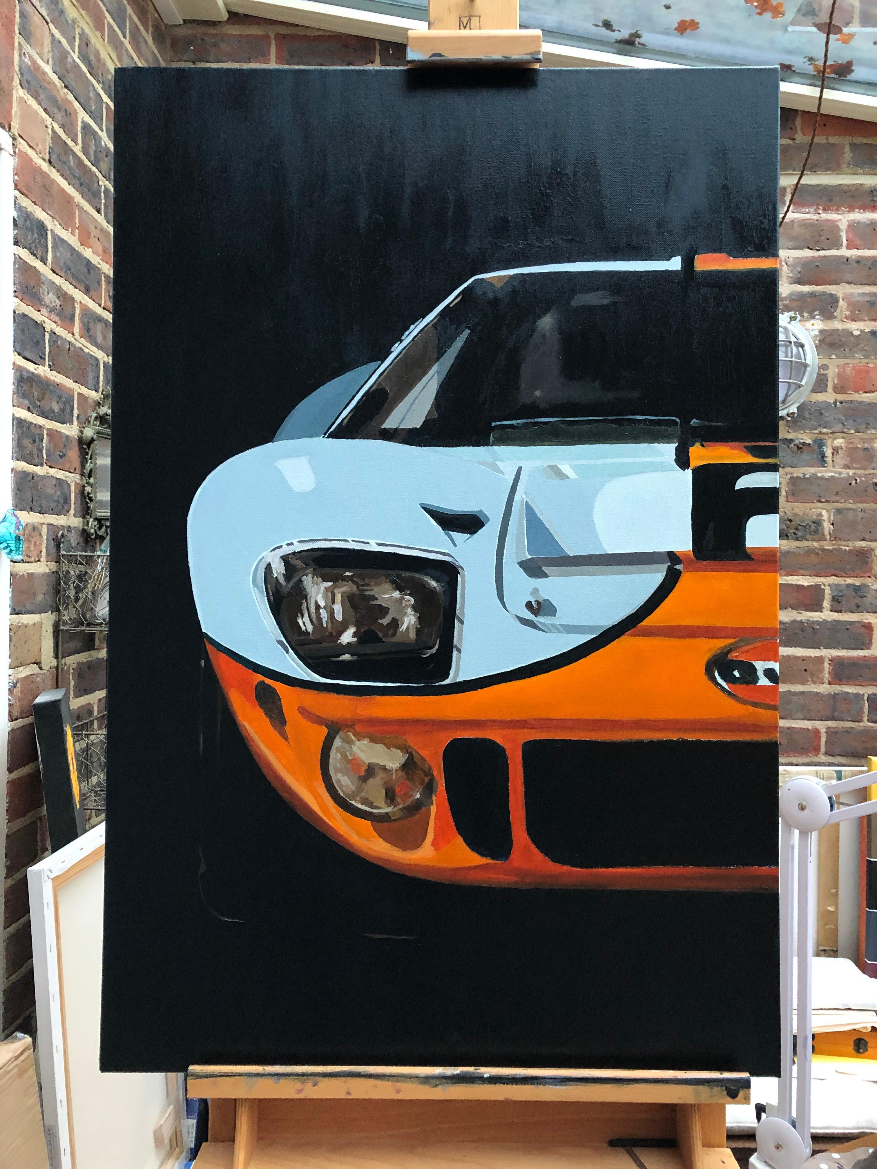 Ford Vs Ferrari - Painting by Martin Allen