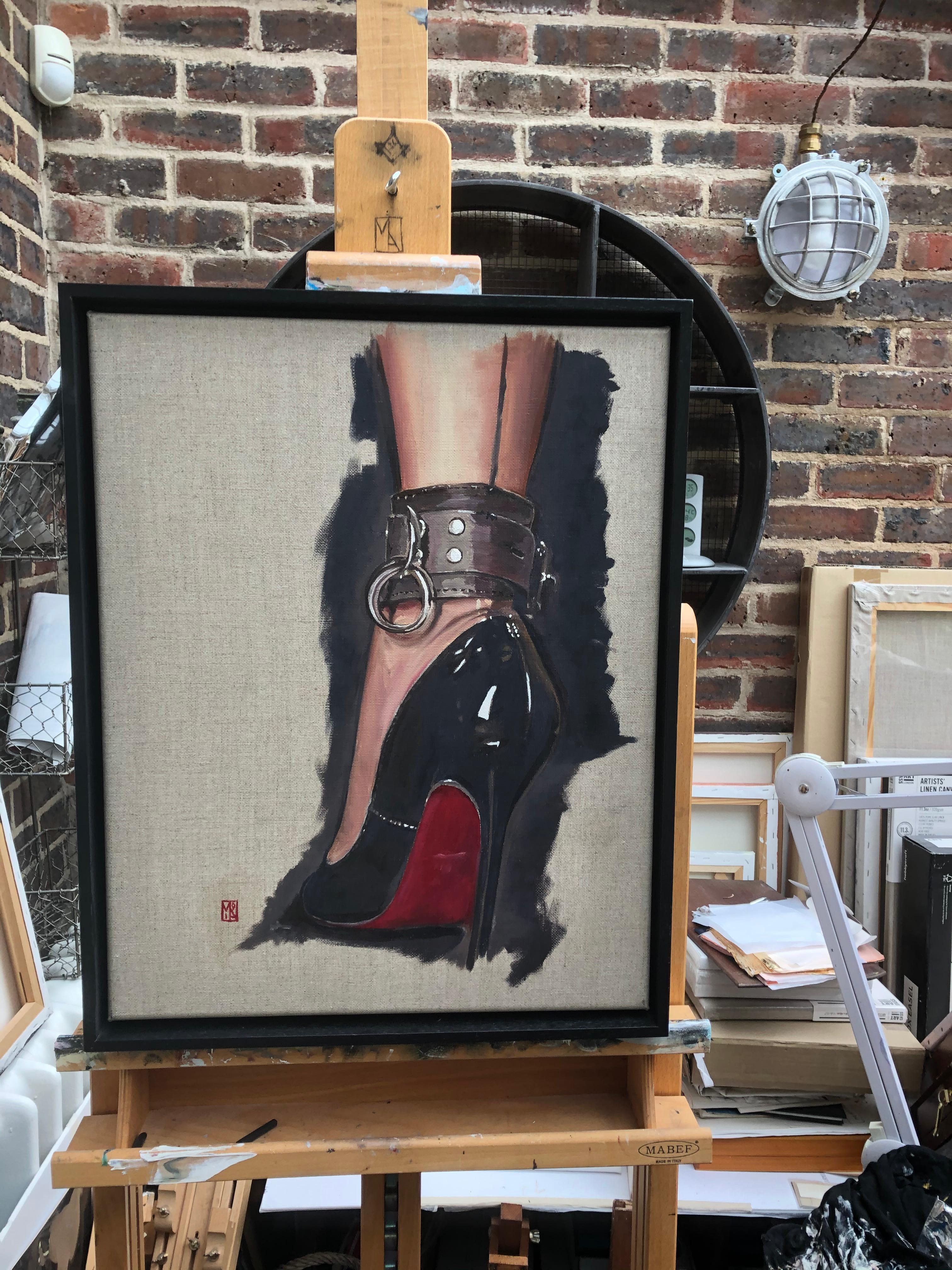 In These Shoes - Painting by Martin Allen