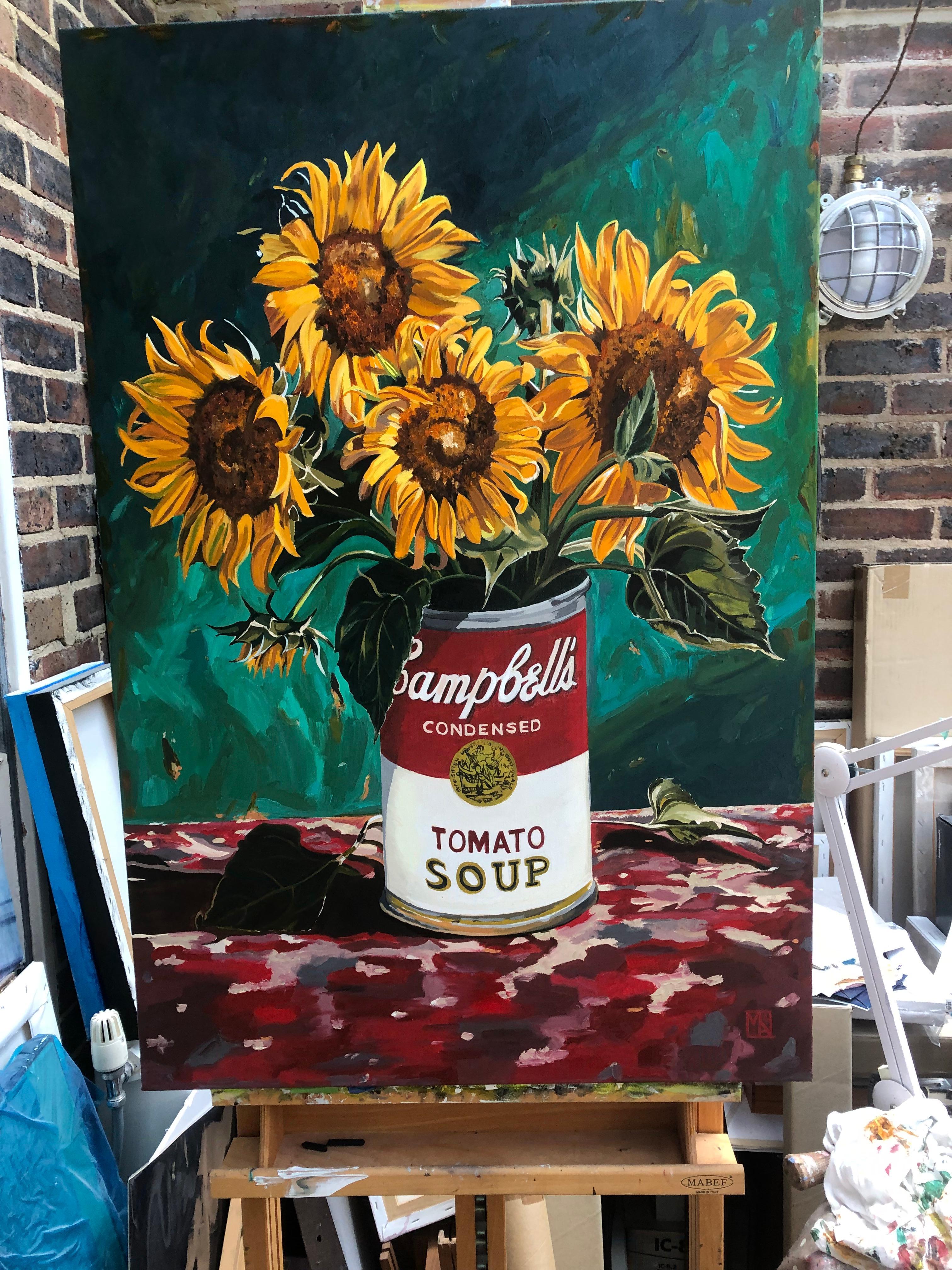 Zuppa di girasoli - Painting di Martin Allen